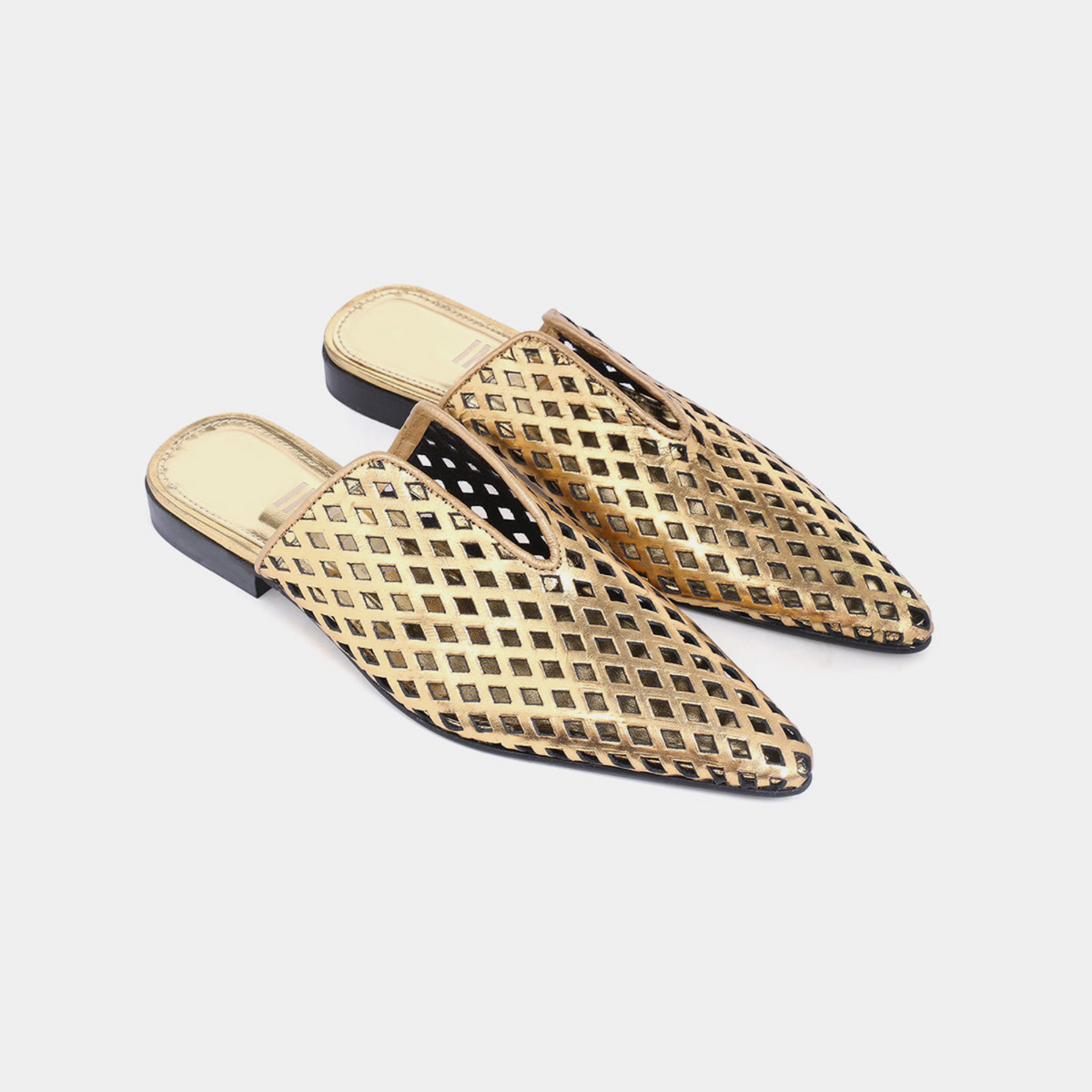 Golden Ella Mules