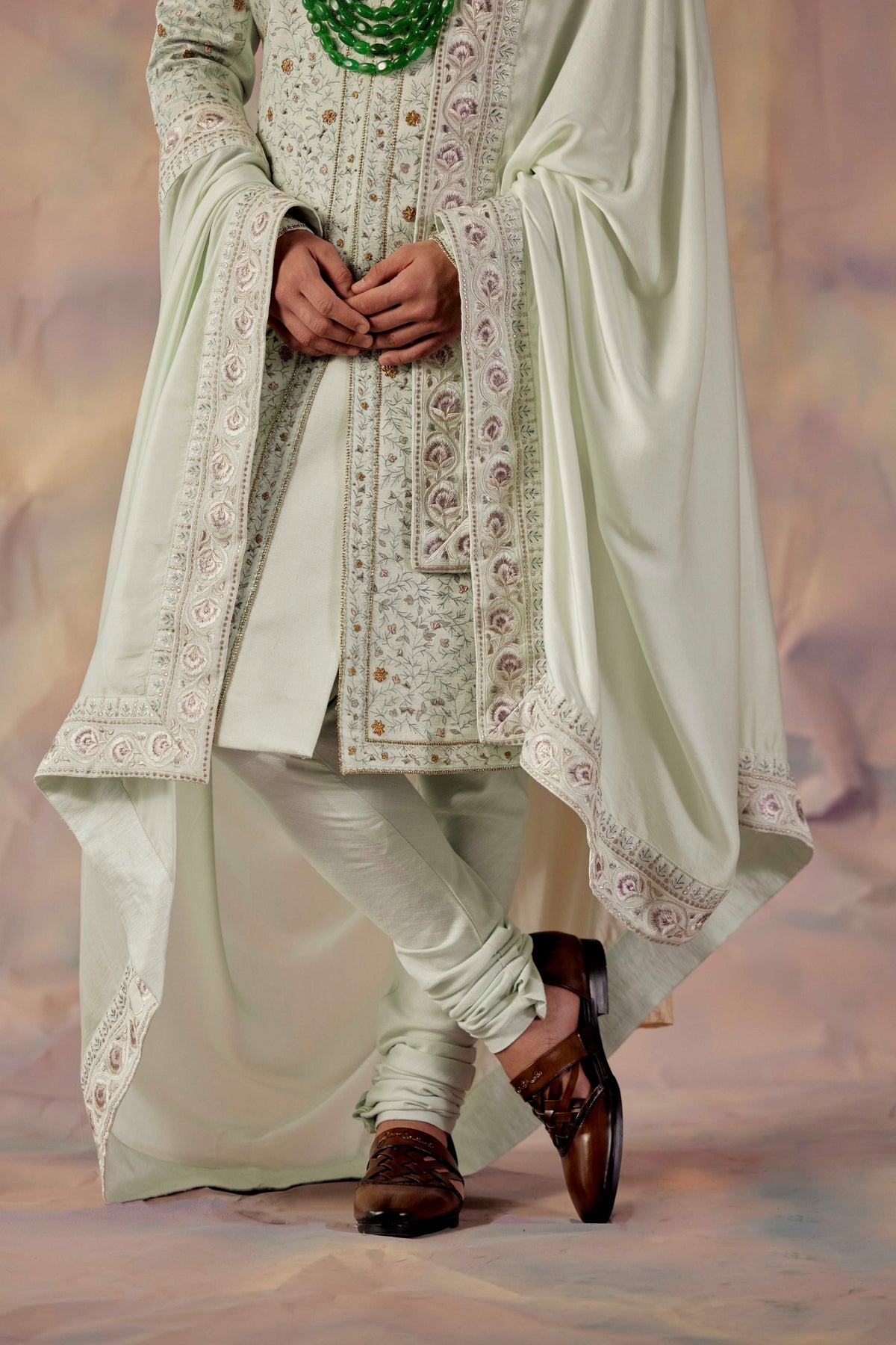 The Blue Momentum Sherwani Set