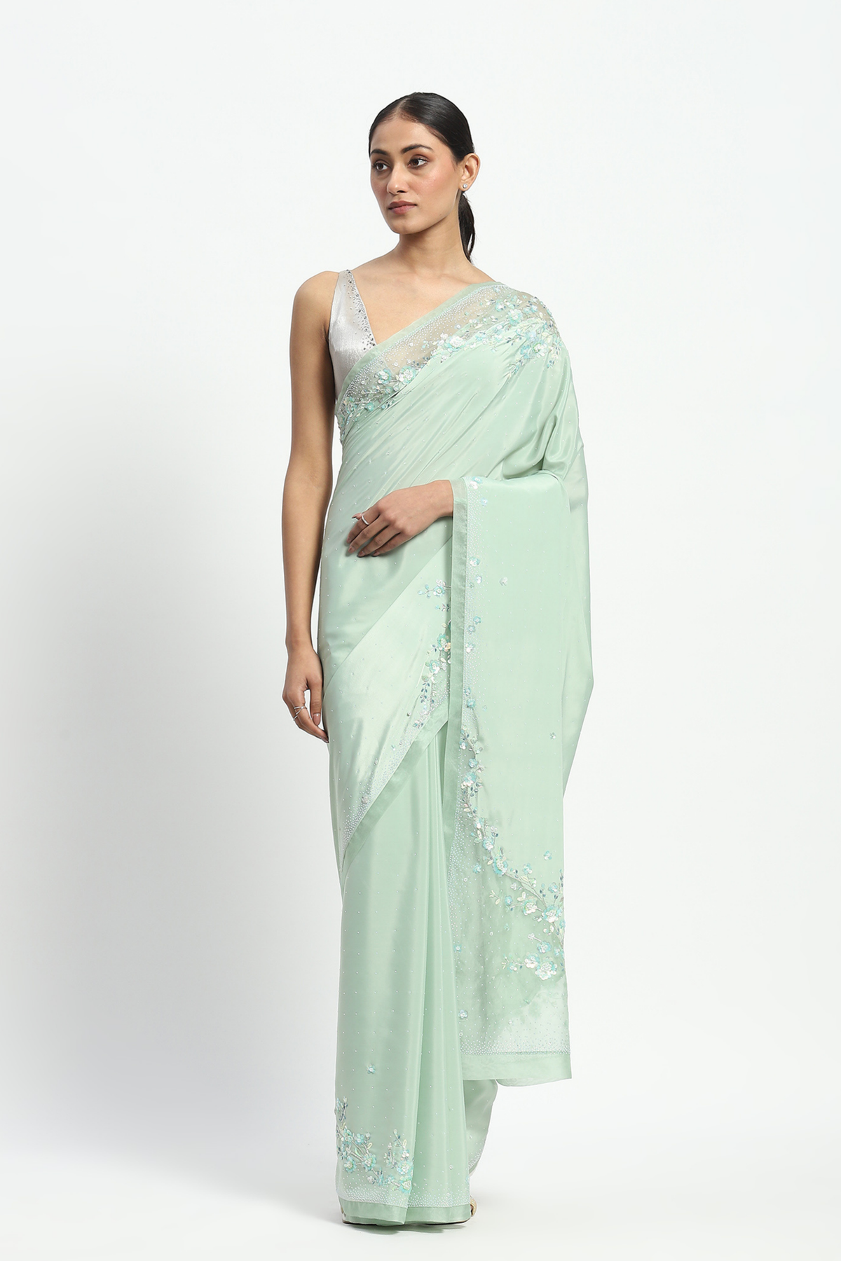 Hesiod Embroidered Saree