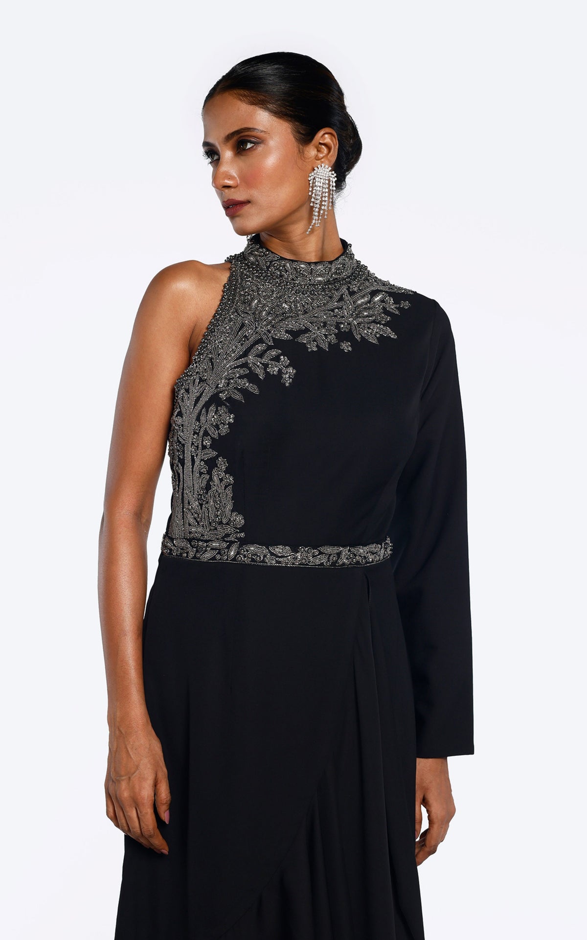 Astor Mono-sleeve gown