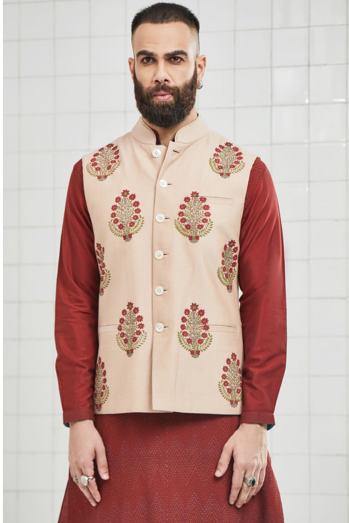 Bhoon Pintuck Waistcoat