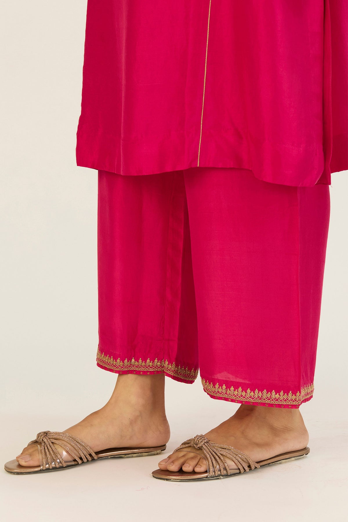 Rekha Fuschia Kurta &amp; Pants