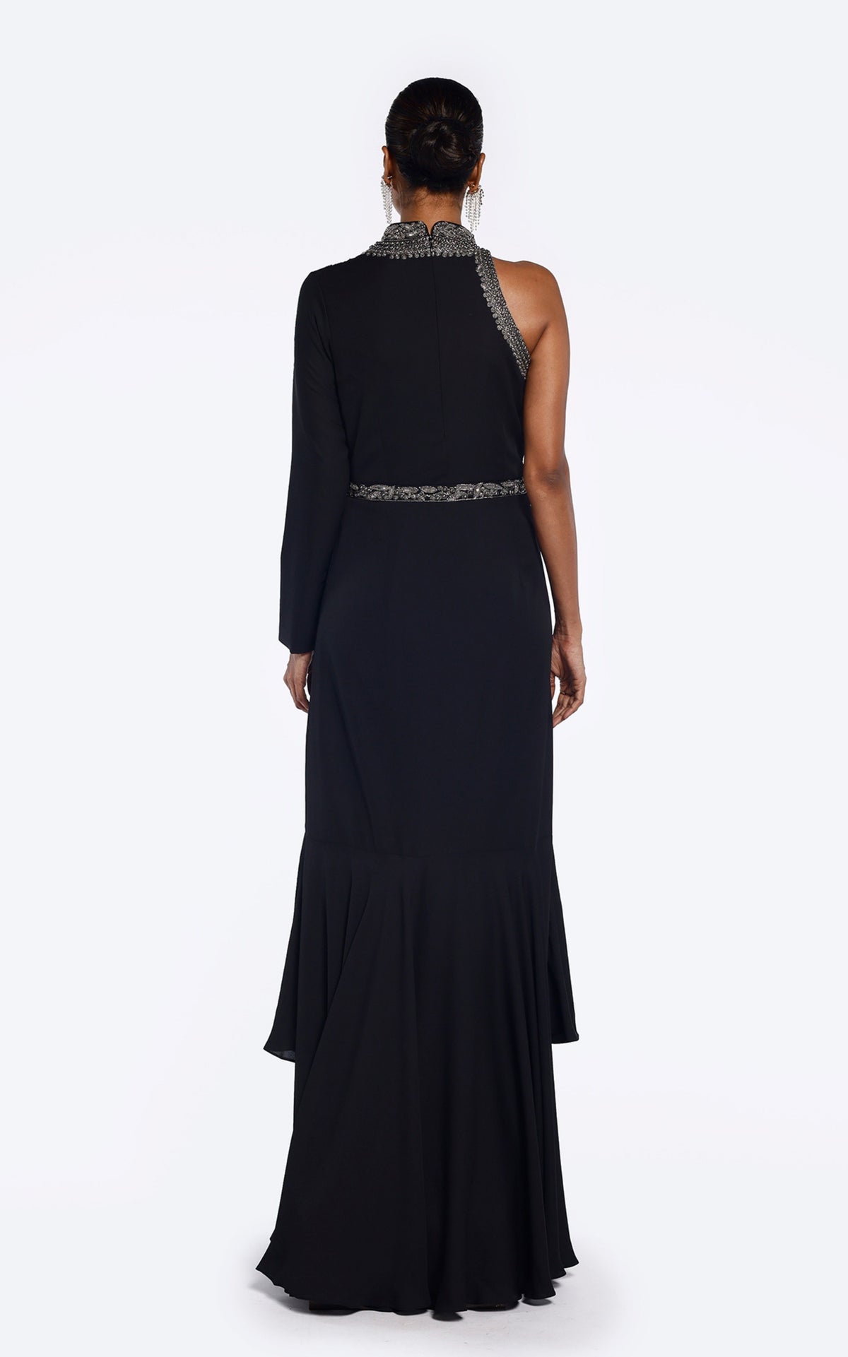 Astor Mono-sleeve gown