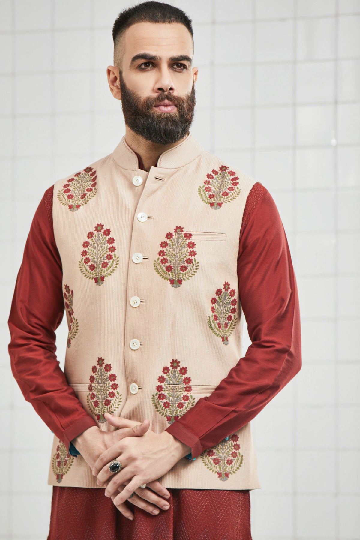 Bhoon Pintuck Waistcoat