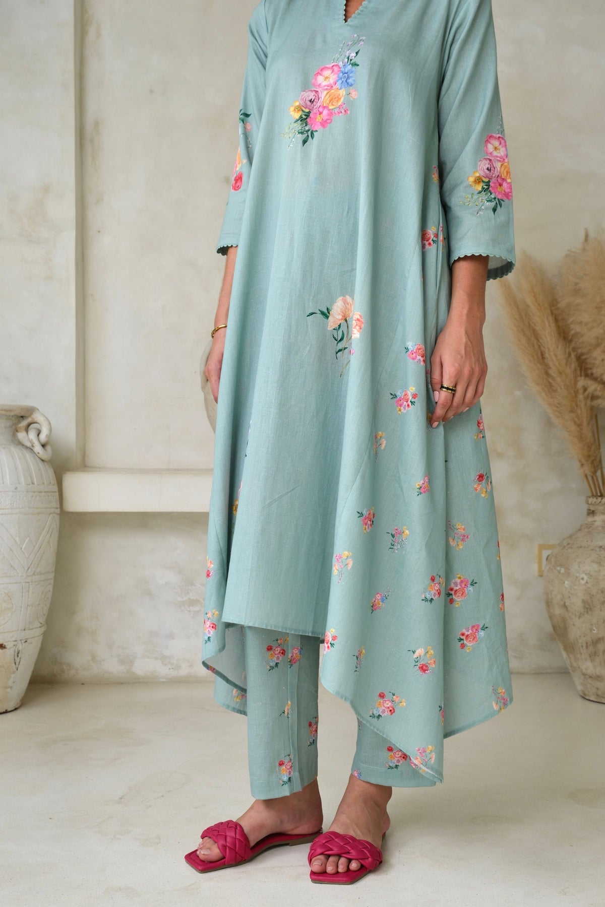 Rosita Aqua Blue Kurta Set