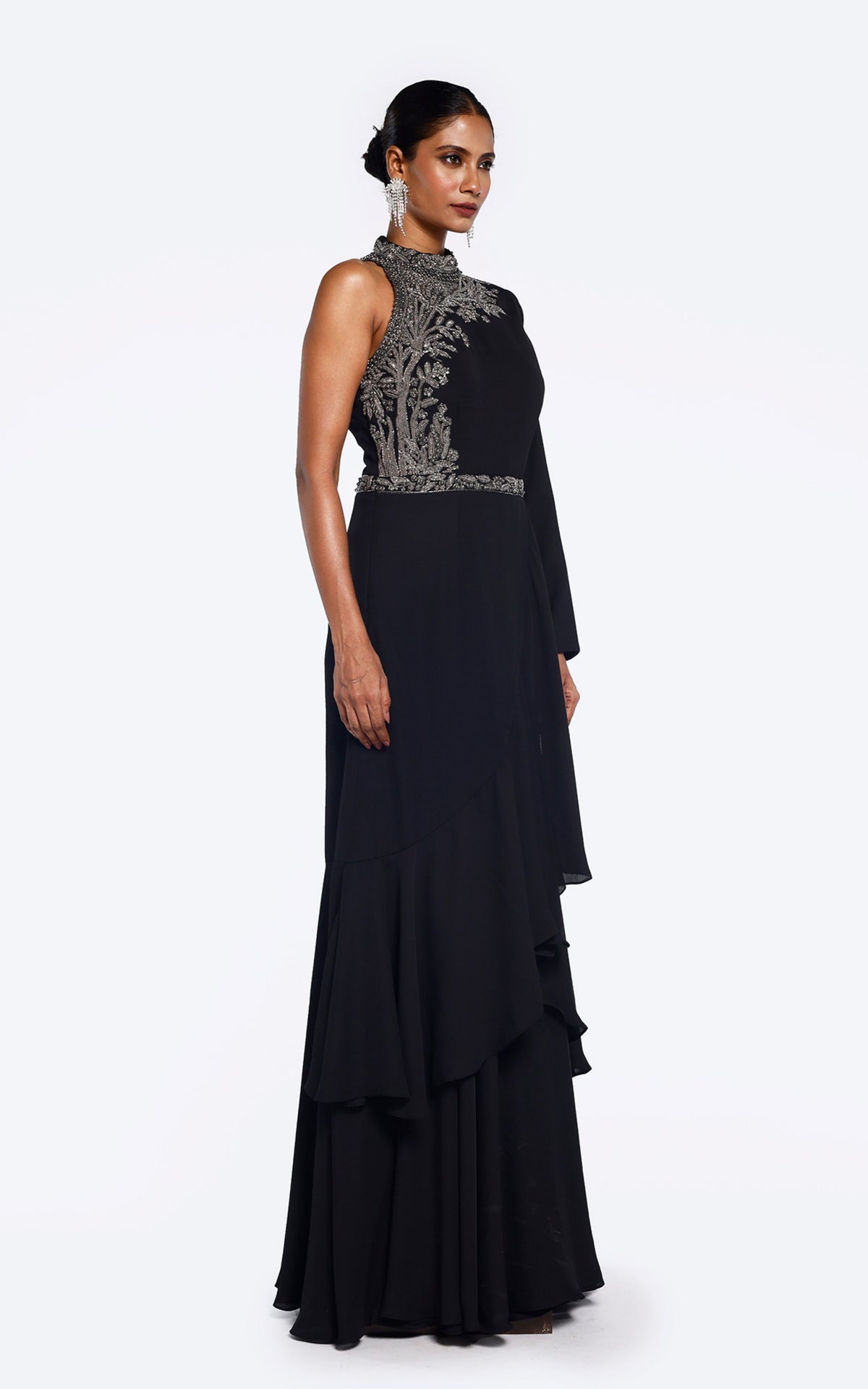 Astor Mono-sleeve gown