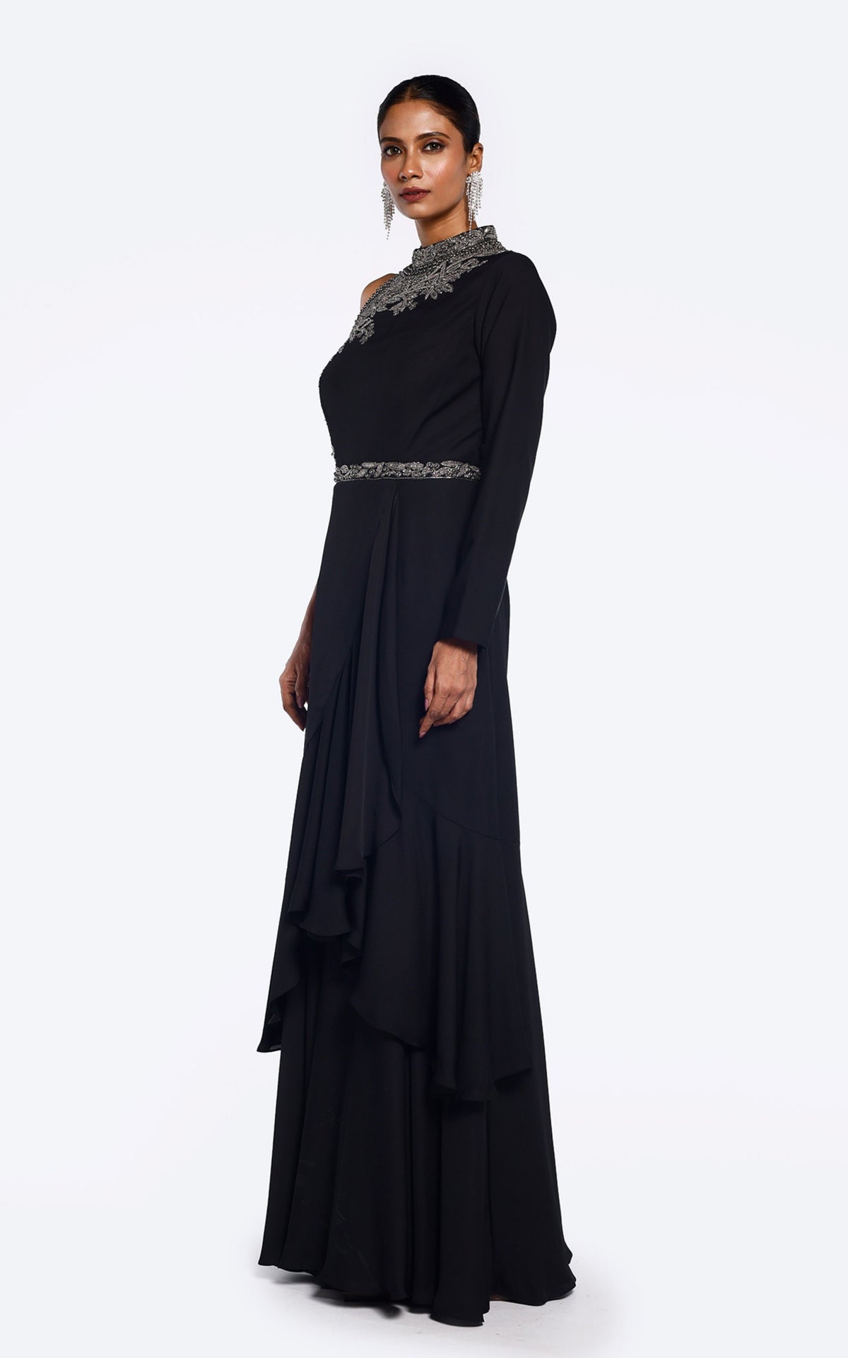 Astor Mono-sleeve gown