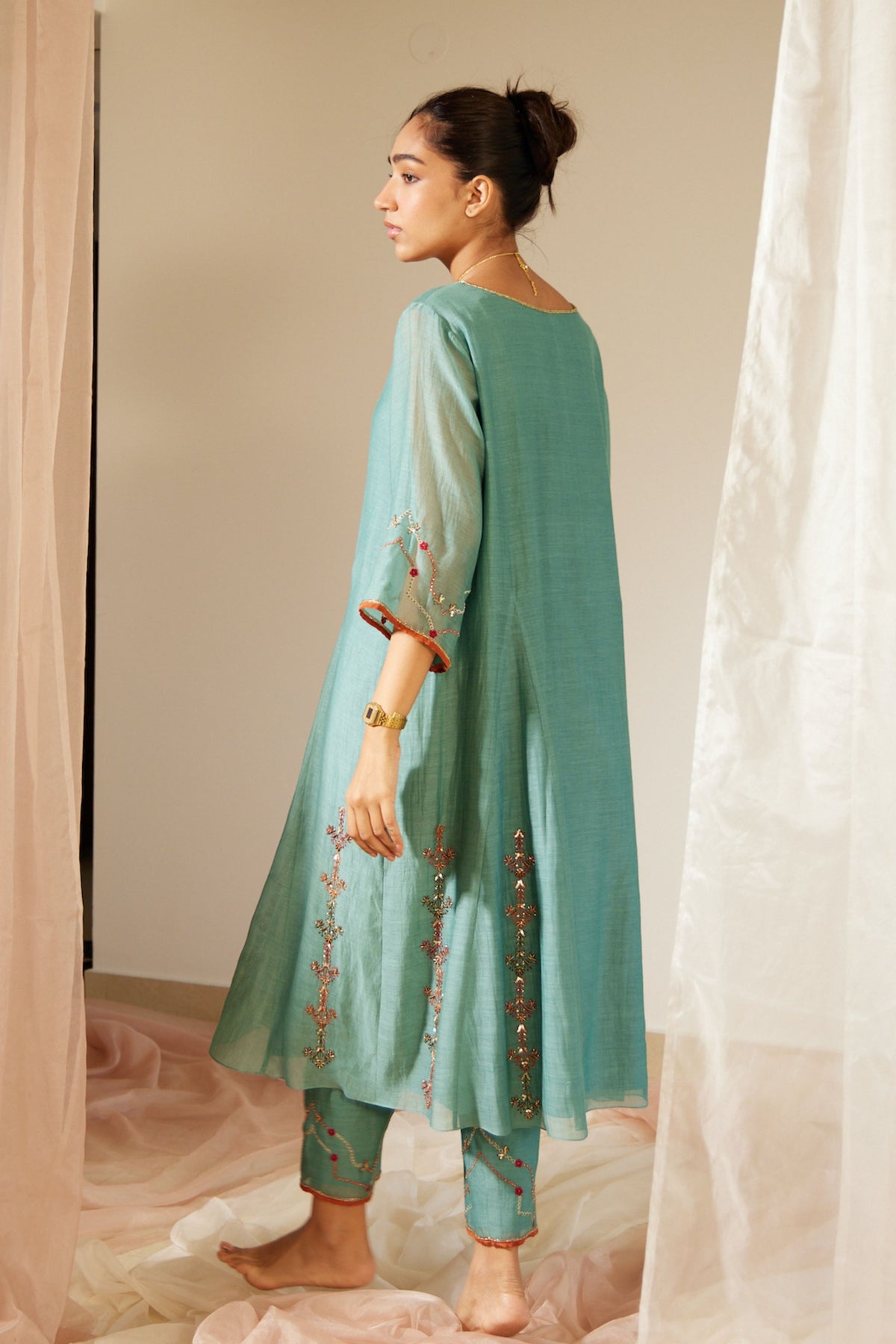 Blue Vrinda Kurta