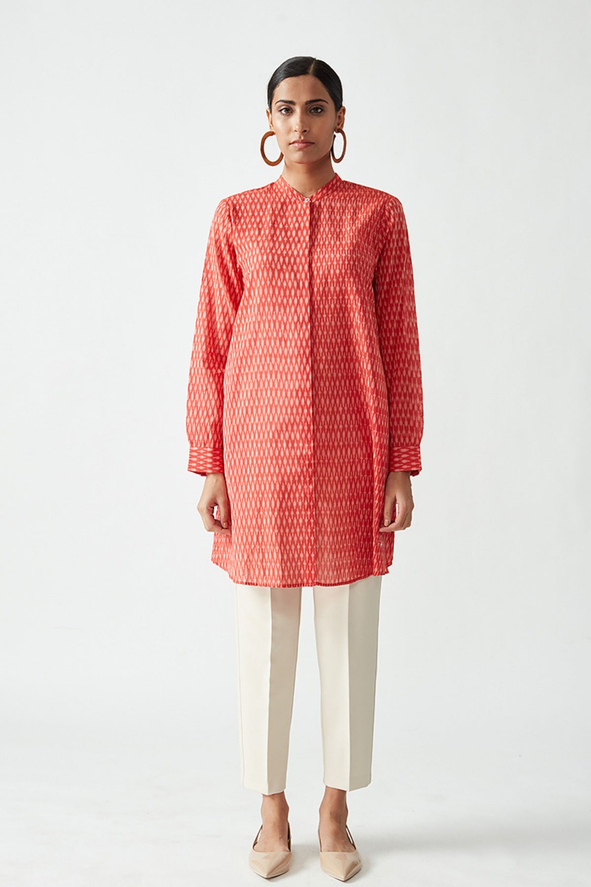 Pieridae Handloom Ikat Tunic