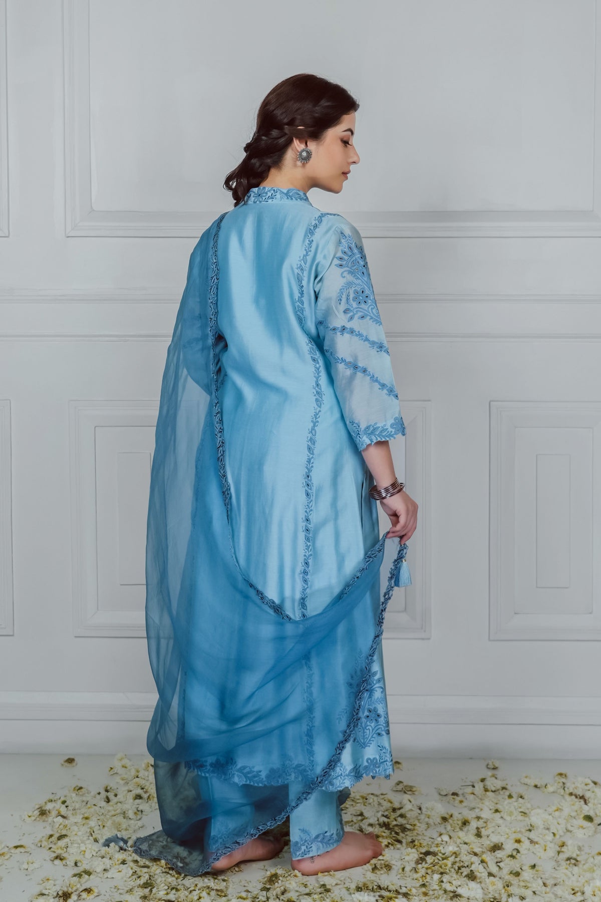 Light Blue Kurta Set