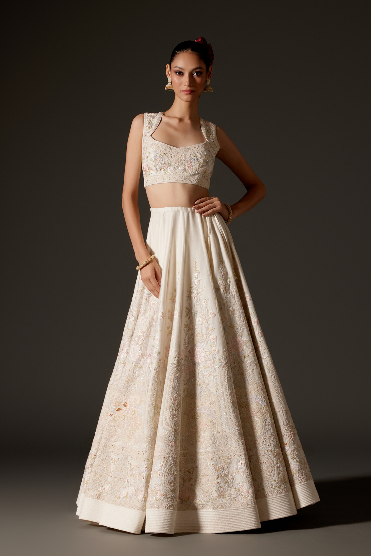 Lehenga With Dori Embroidery