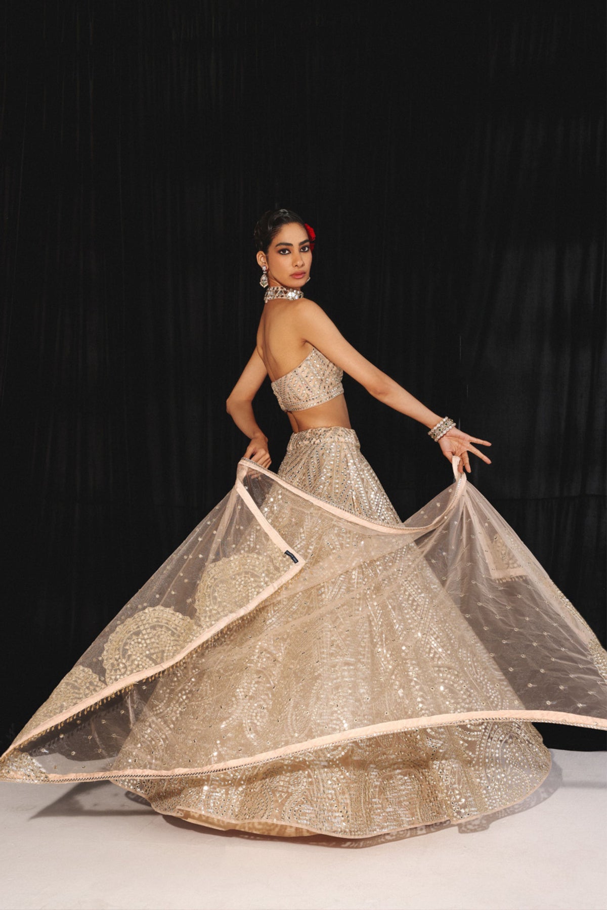 Diamond and Paisley Lehenga