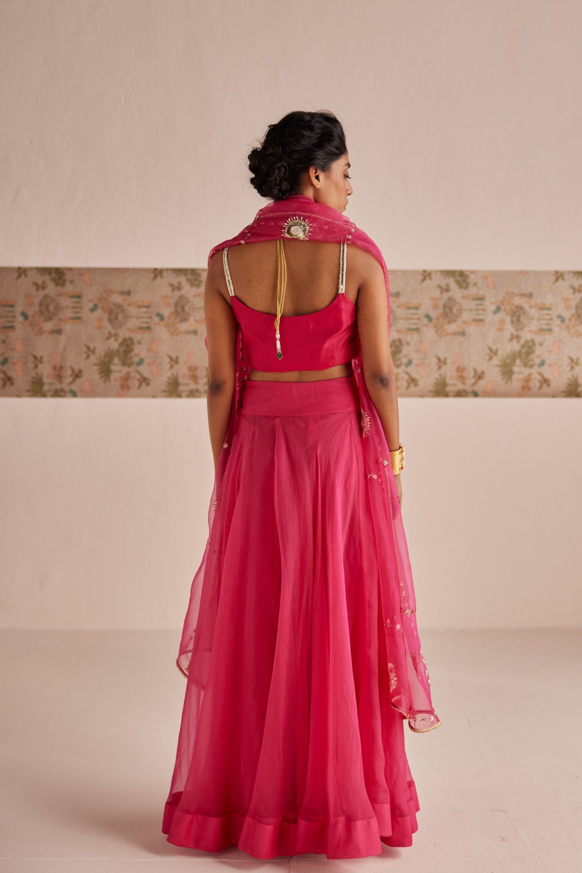 Fuchsia Lehenga Set