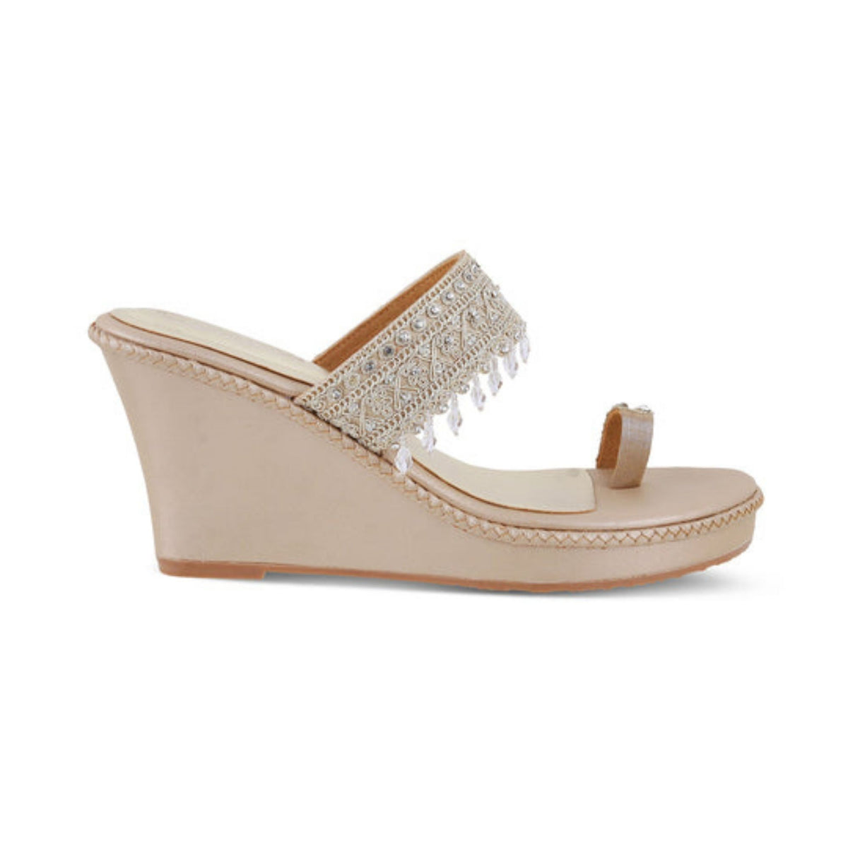 Suhana Embellished Wedges