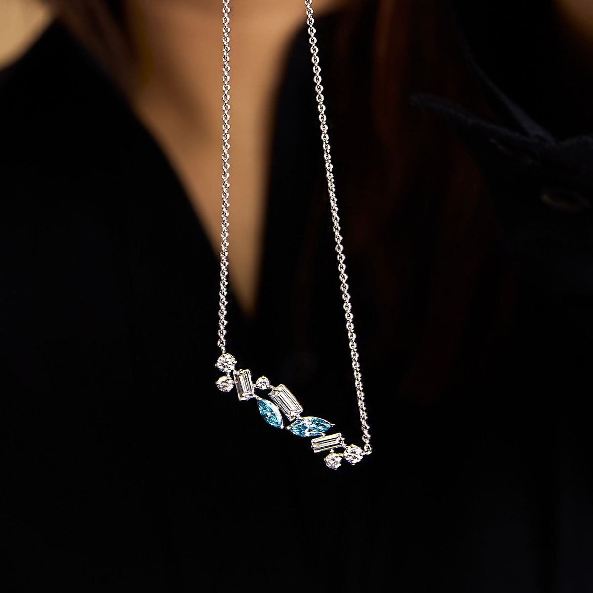 Multi-Diamond Synergy Necklace