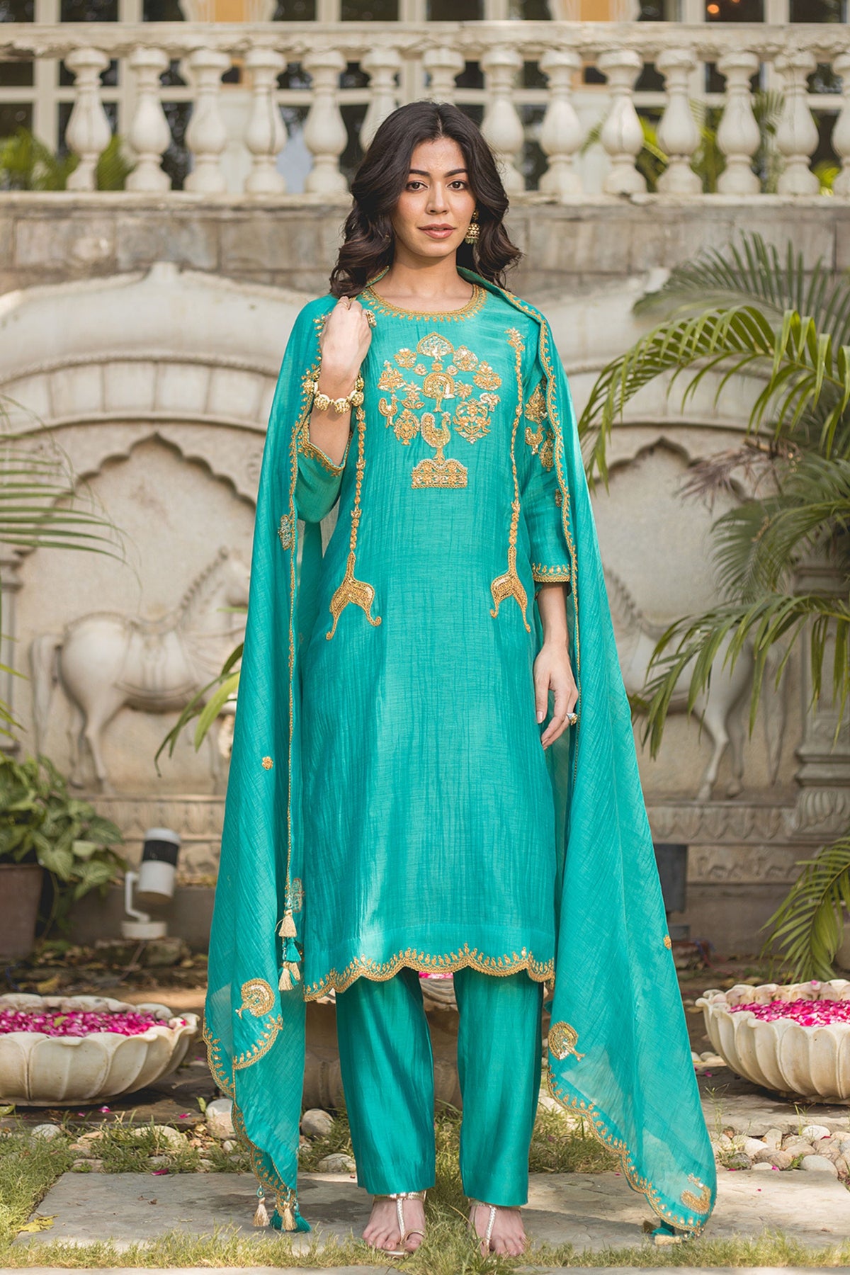 Sea Green Kurta Set