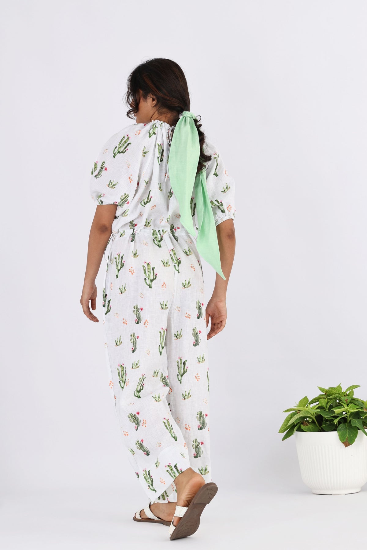 Cactus Caladium Flow Jumpsuit