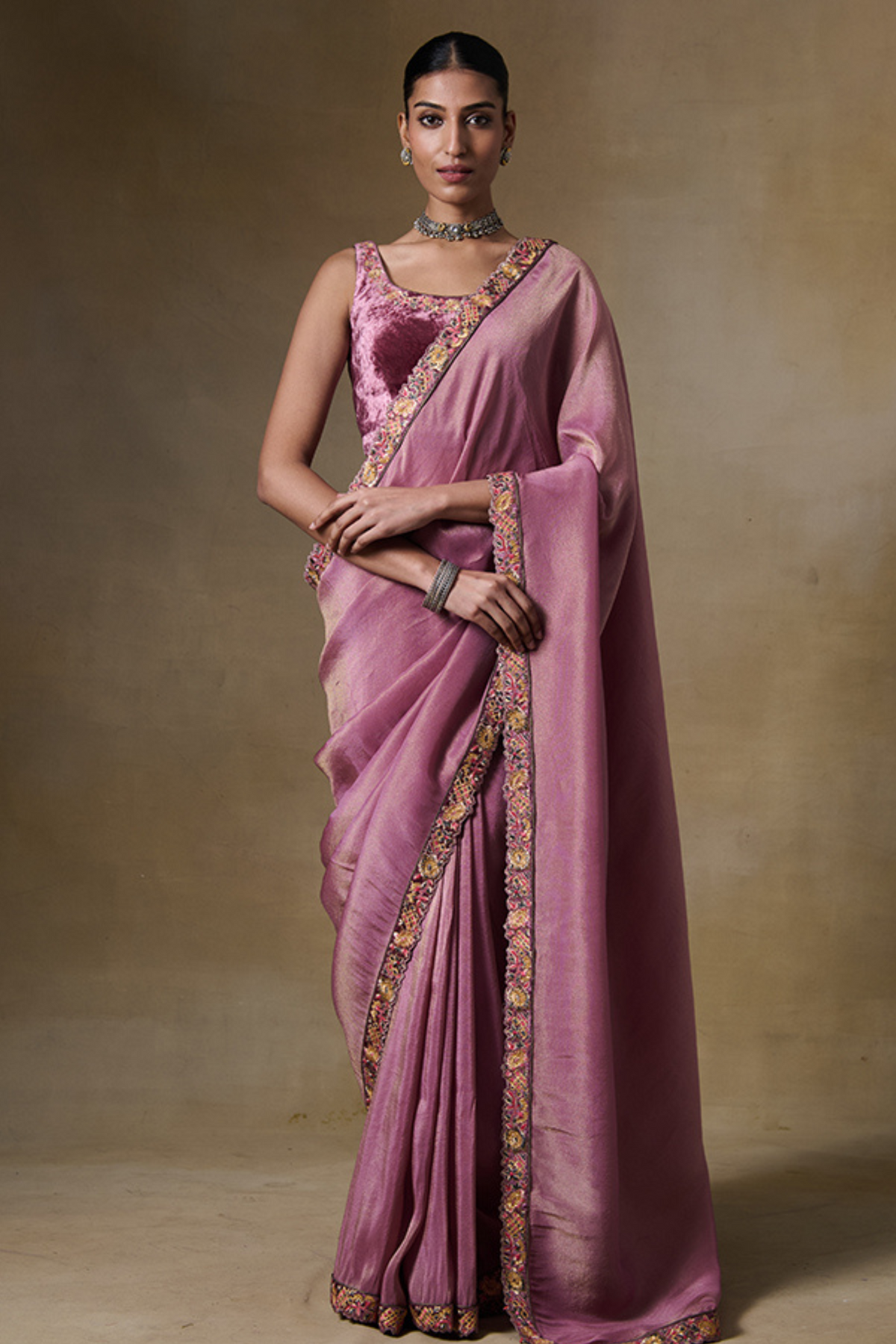 Alam Saree in Pink