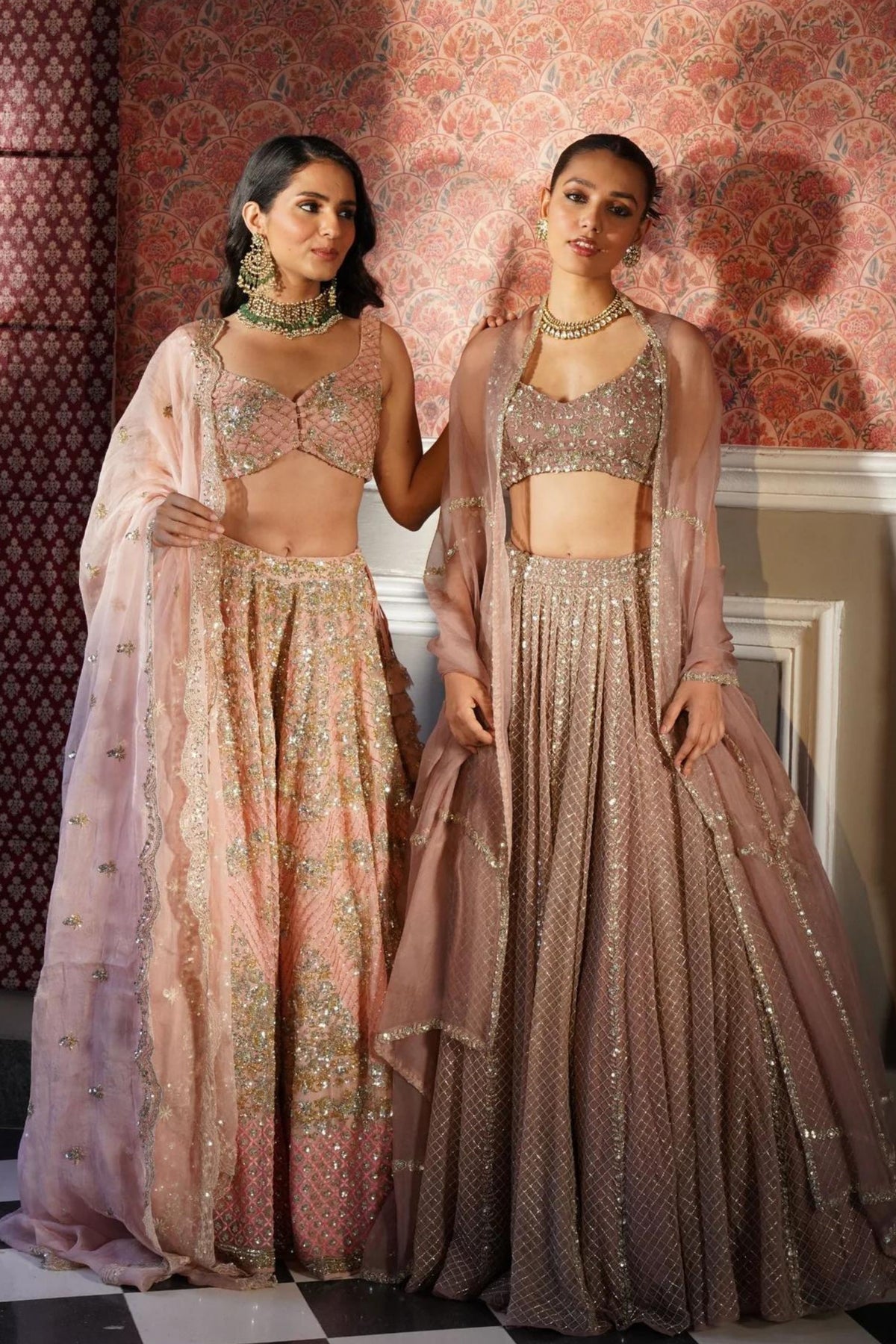 Onion Pink Lehenga Set