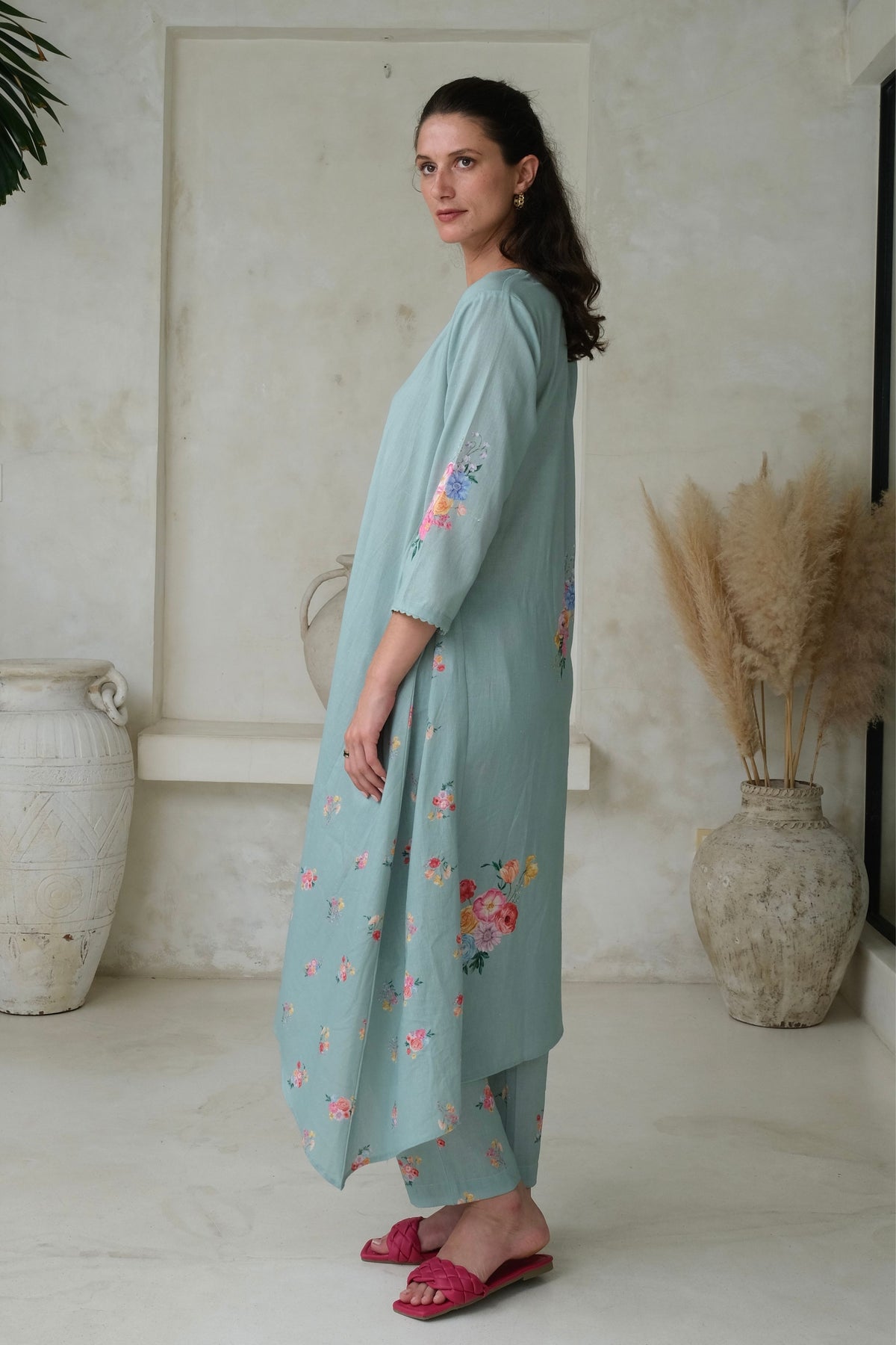 Rosita Aqua Blue Kurta Set