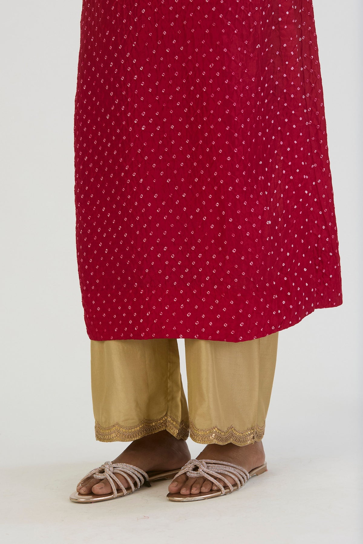 Red Smita Kurta and Pant