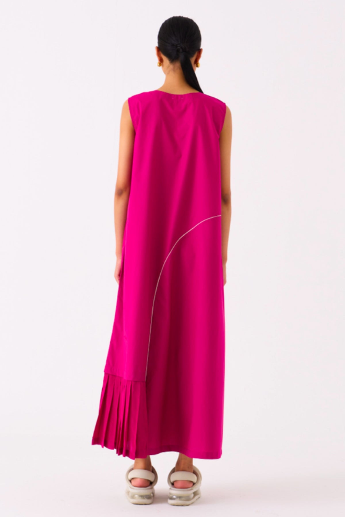 Raindrop Fushia Dress