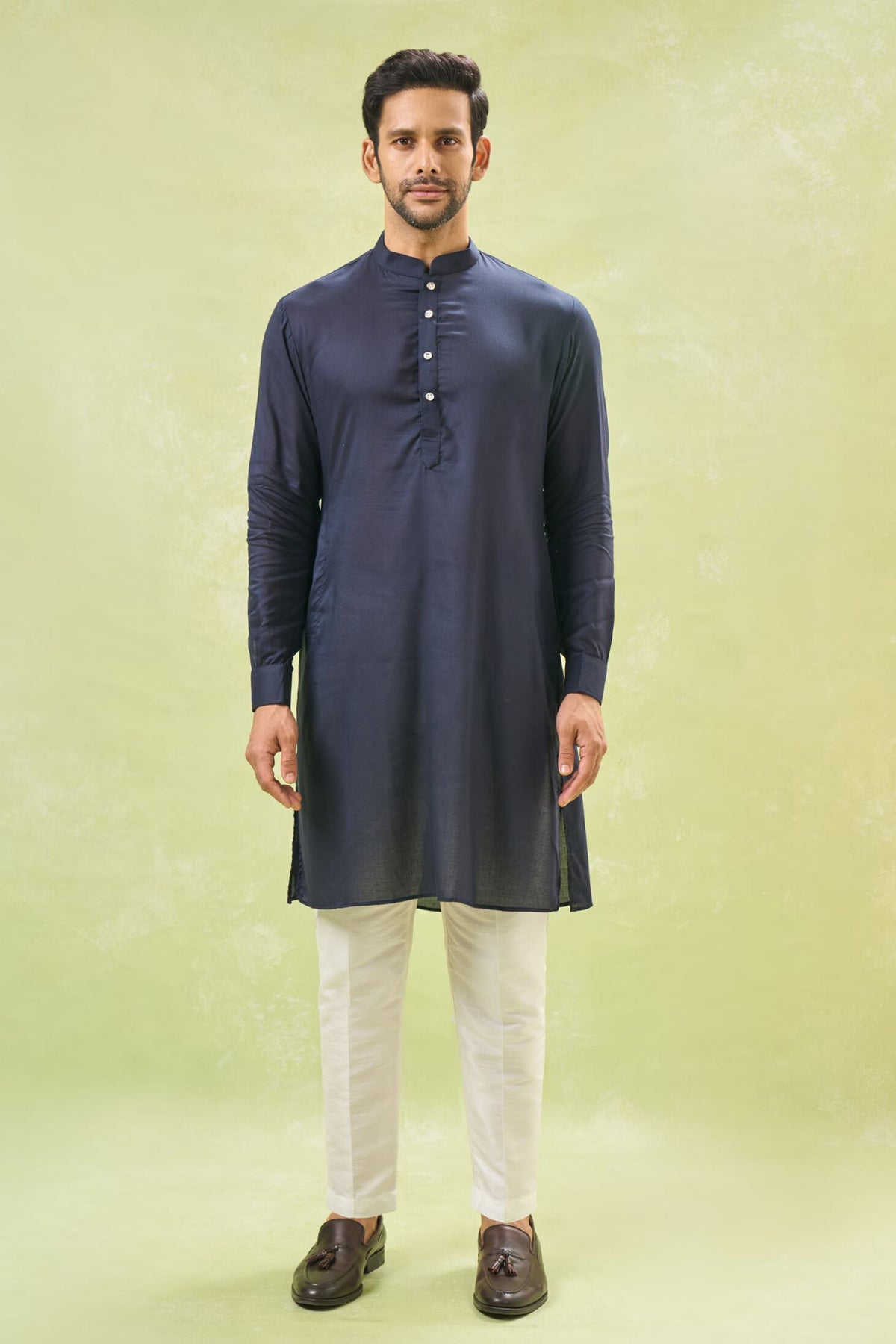 Royal Embroidered Nehru Jacket Set