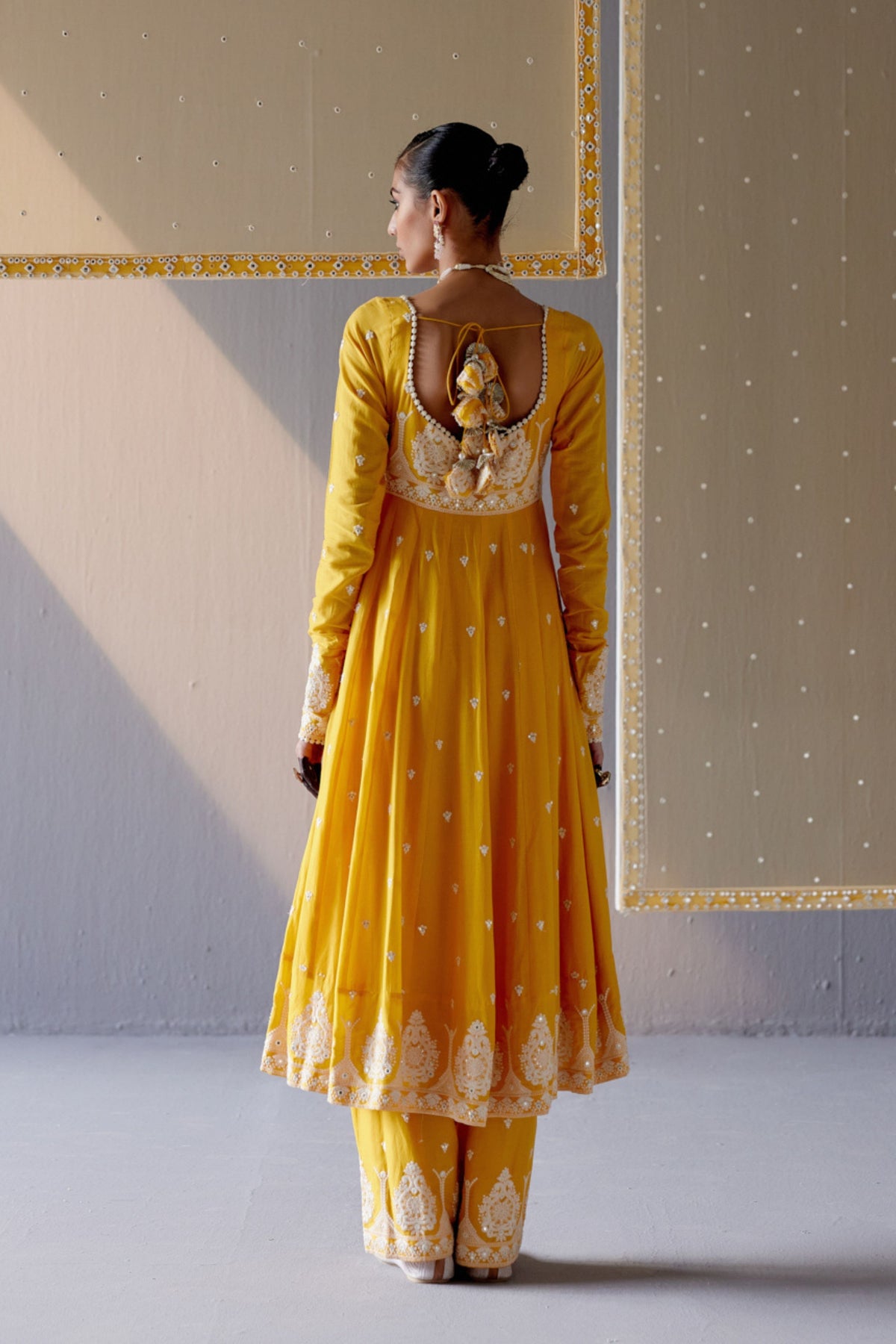 Mango Tower Anarkali Set