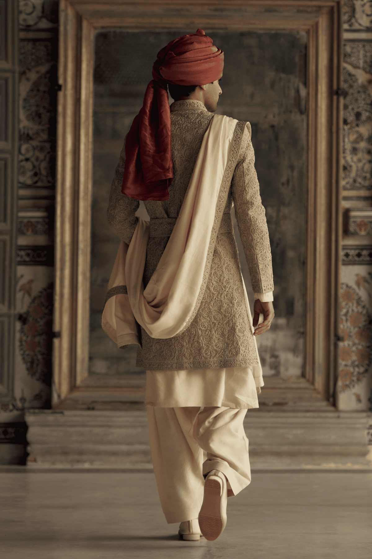 Mocca Sherwani Set