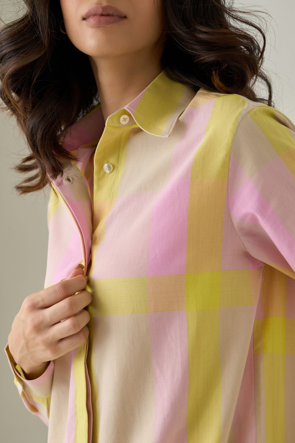 Madras Boxy Shirt