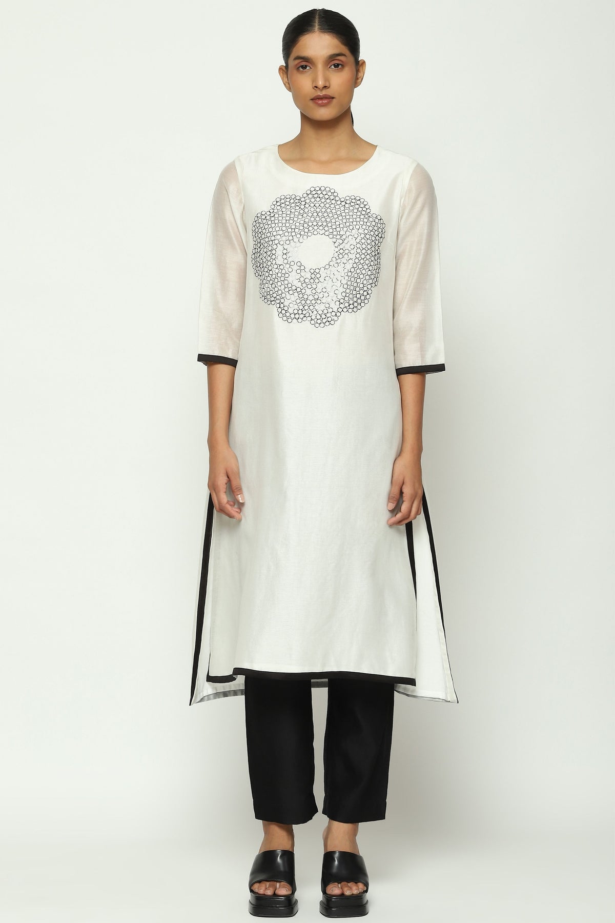 Sequin Flower Kurta