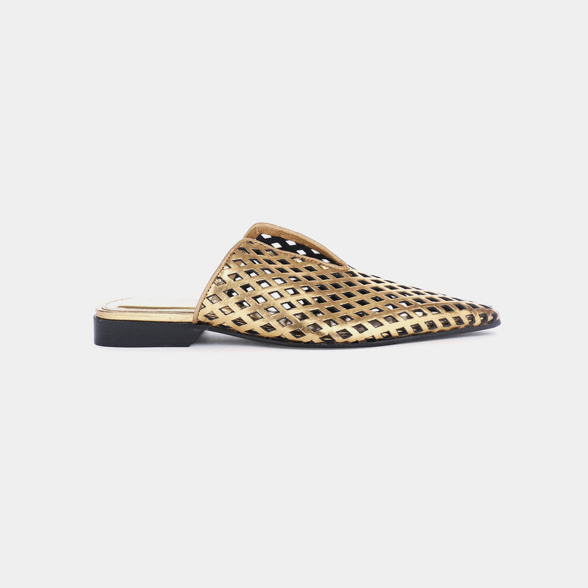 Golden Ella Mules