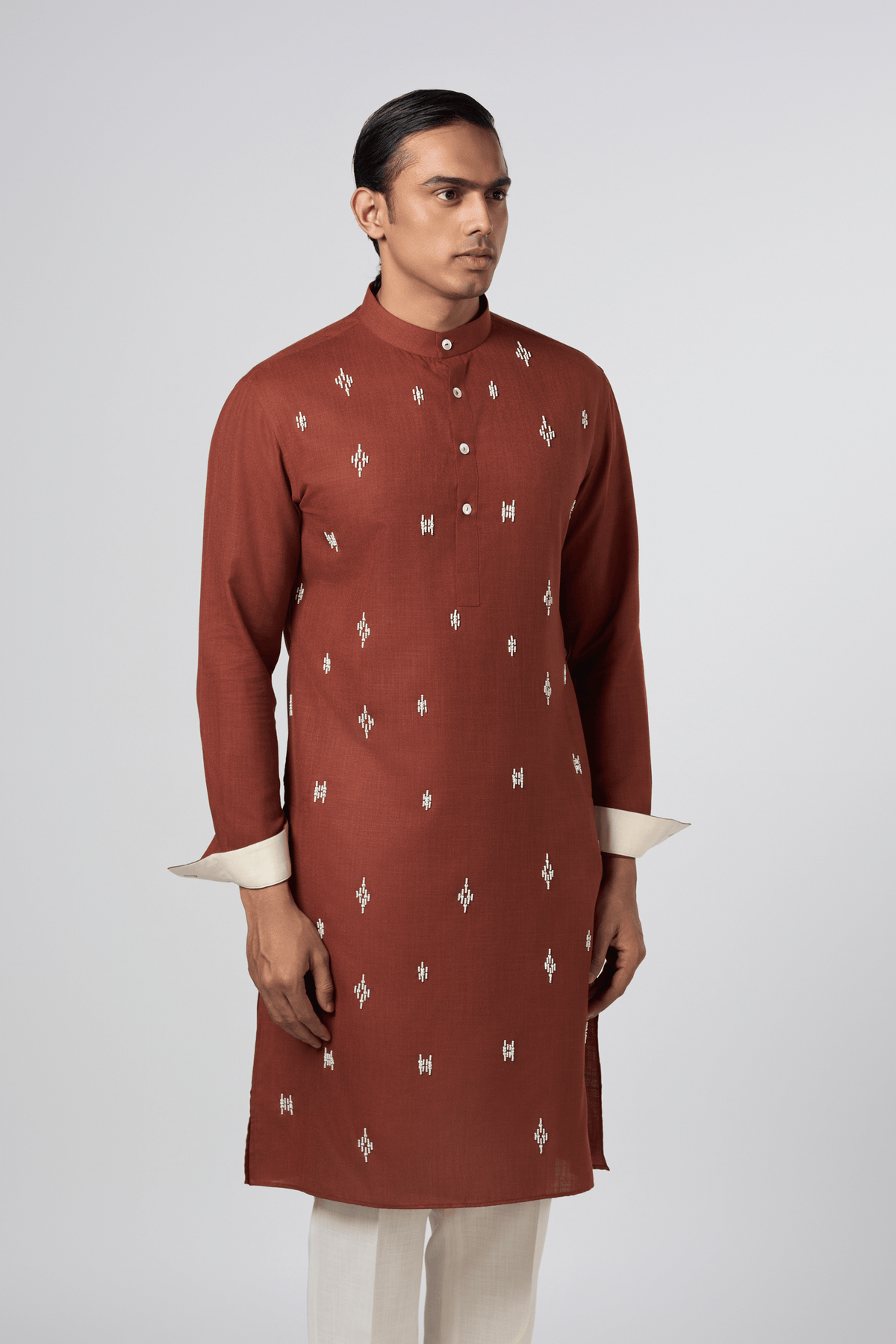 Blinker Rust Brown Kurta