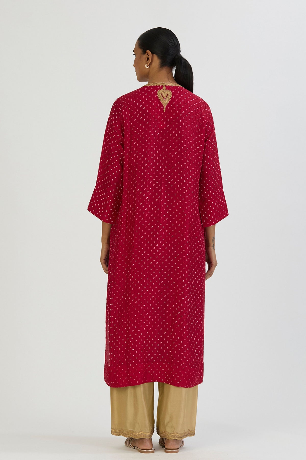 Red Smita Kurta and Pant