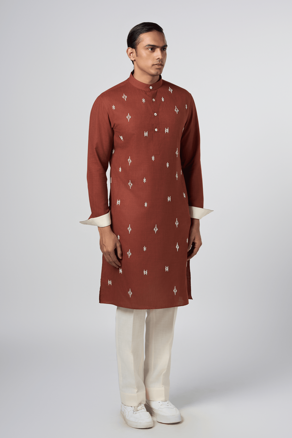 Blinker Rust Brown Kurta