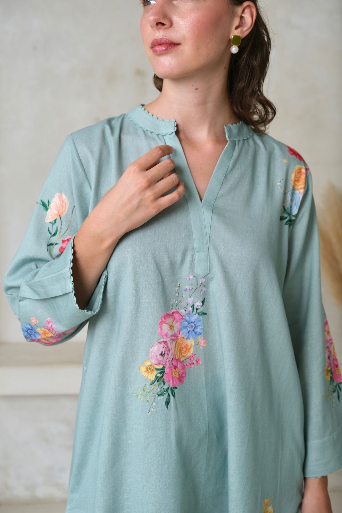 Rosita Aqua Blue Tunic