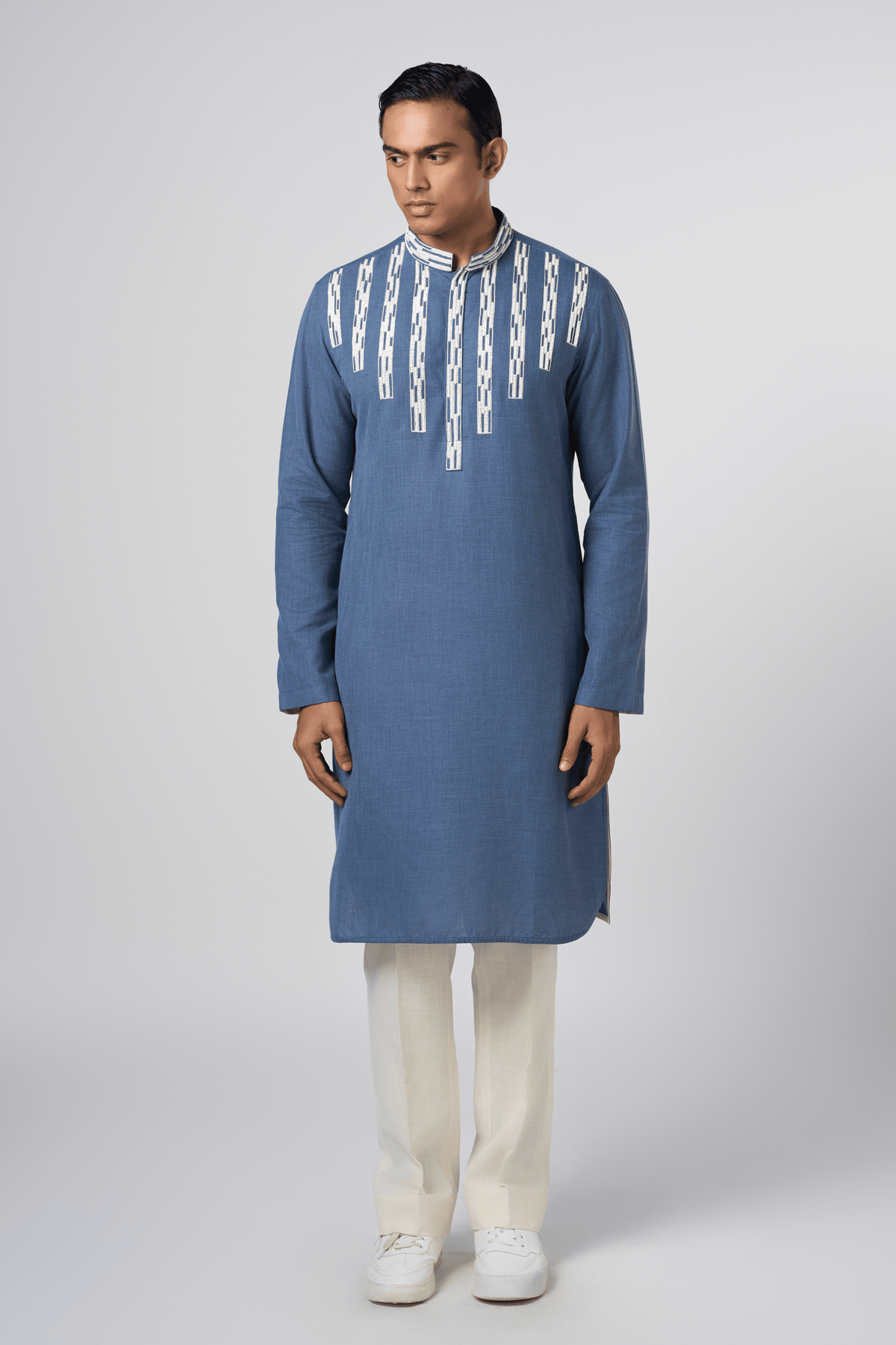 Skyline Denim Blue Kurta