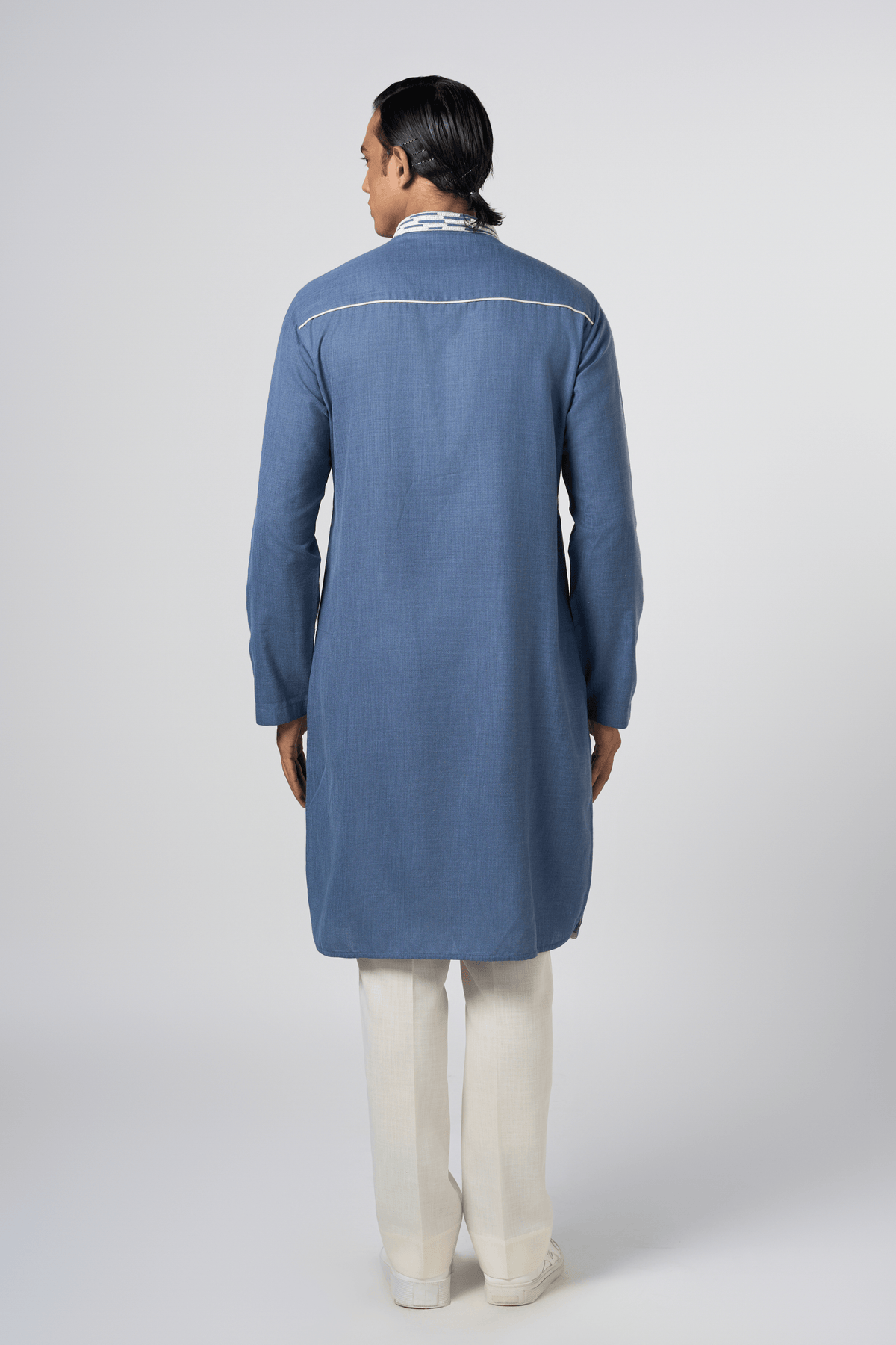 Skyline Denim Blue Kurta