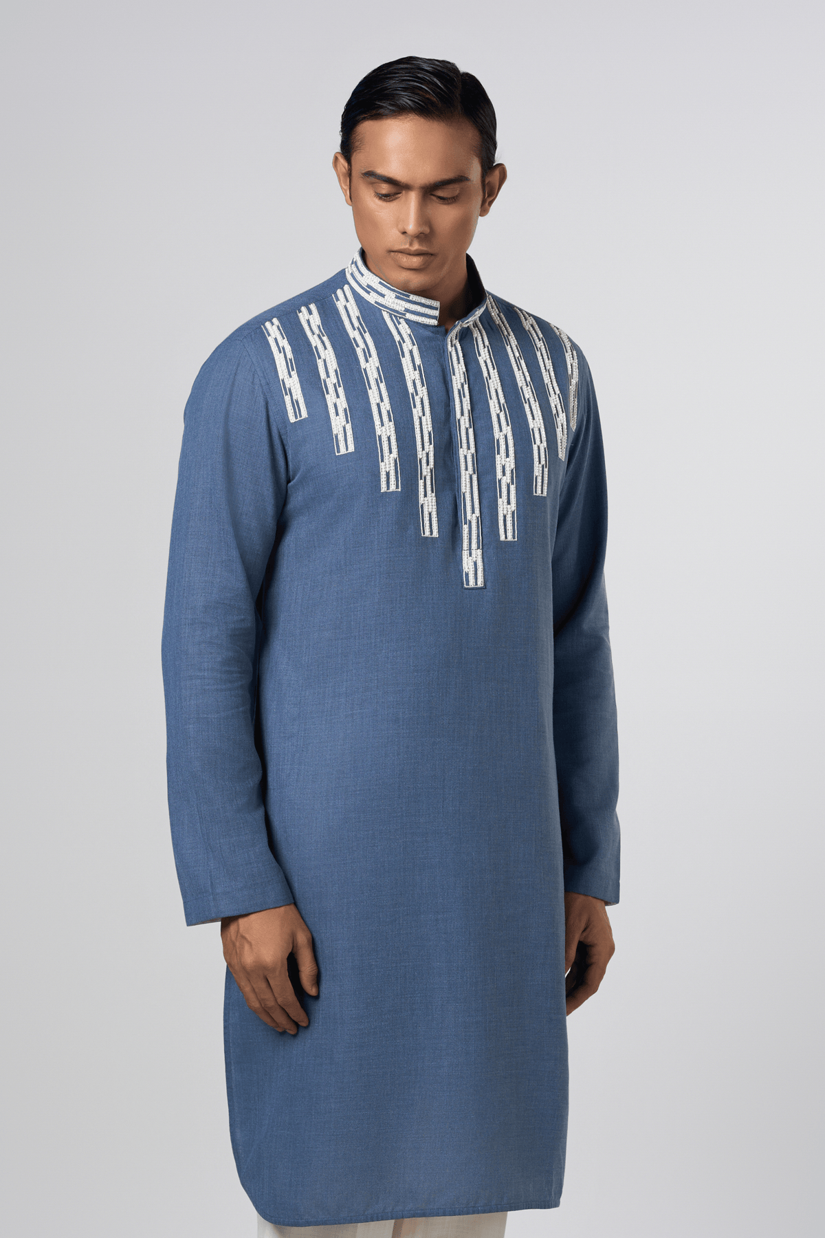 Skyline Denim Blue Kurta