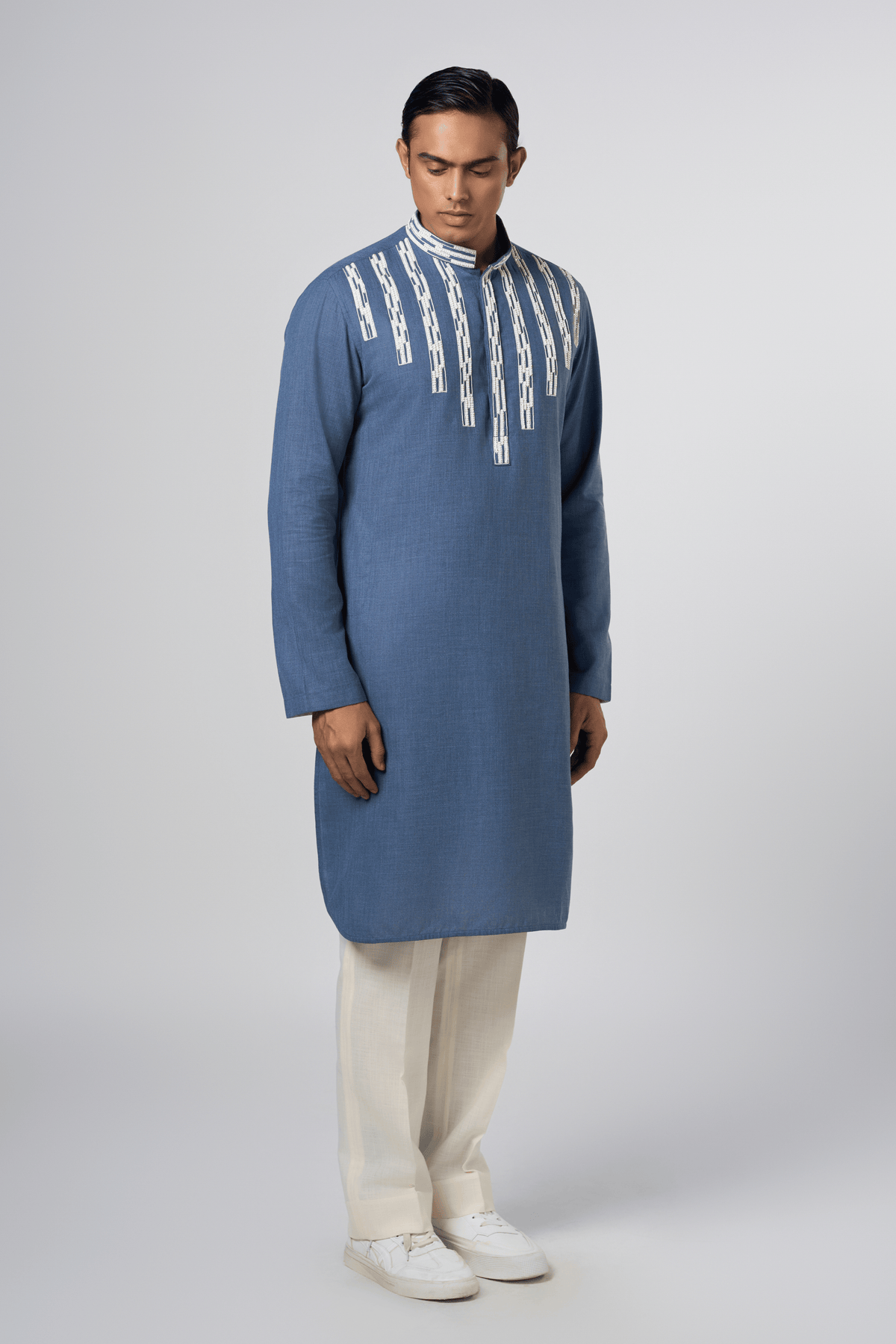 Skyline Denim Blue Kurta