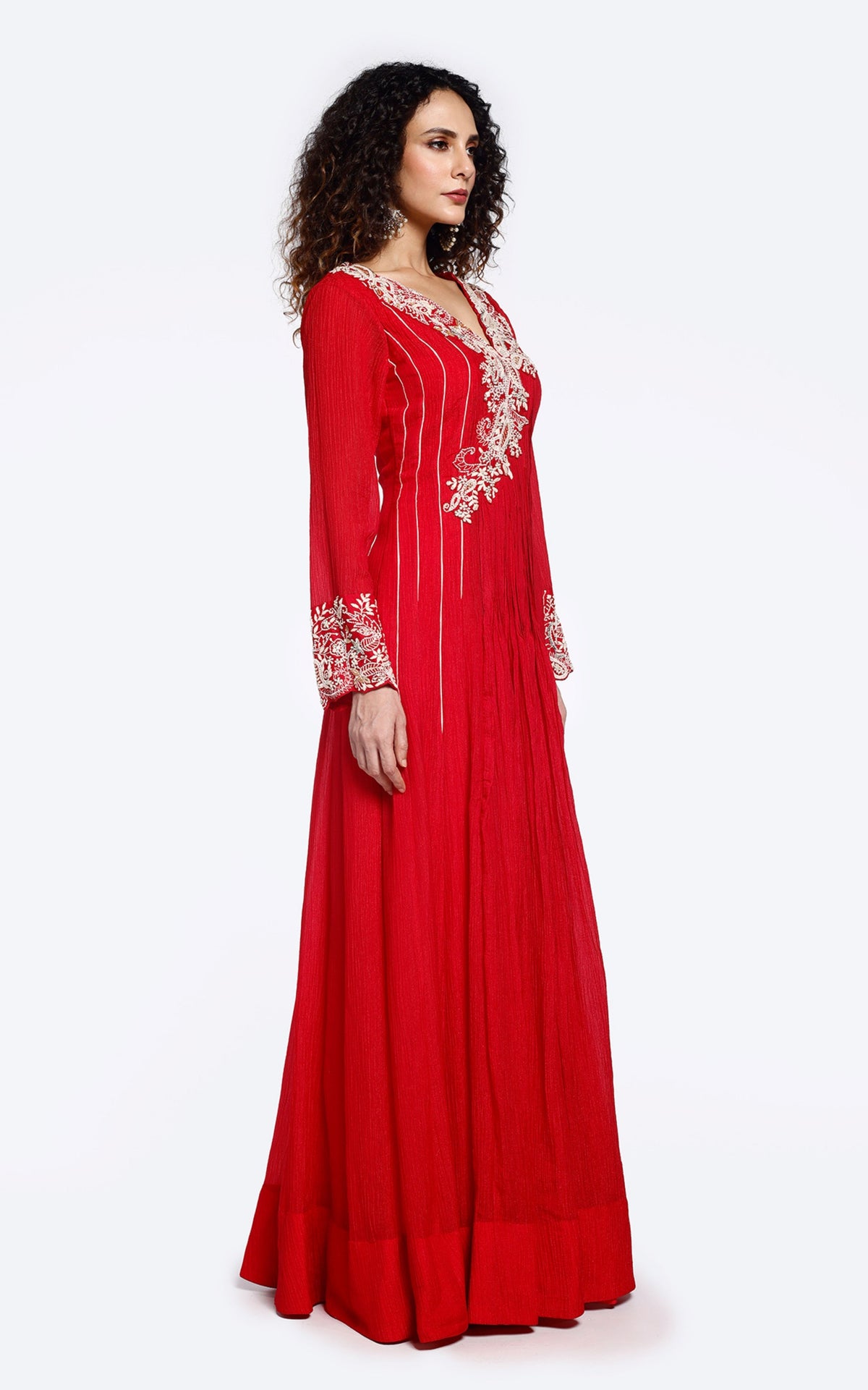 Embroidered Anarkali Suit set