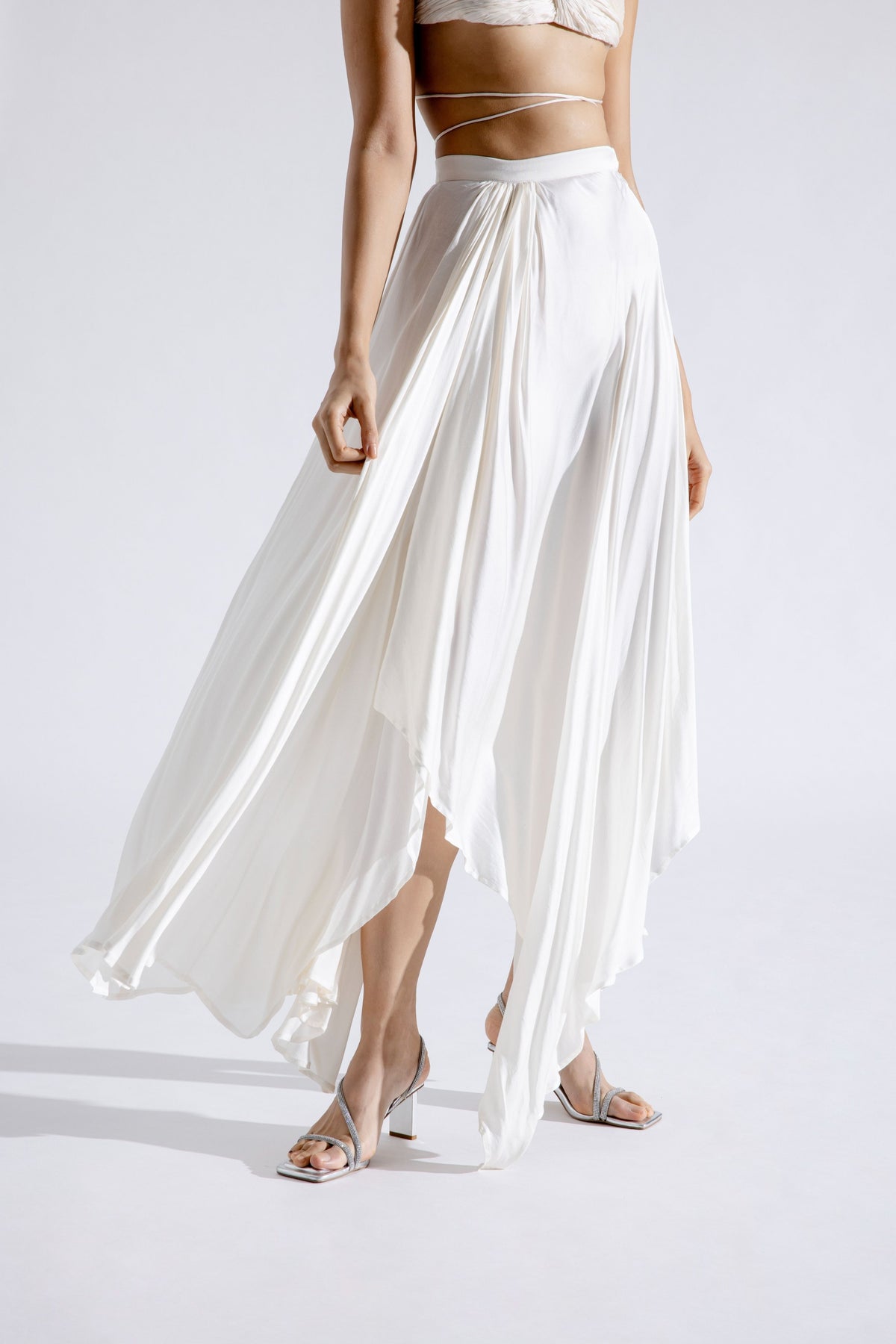 Dove Draped Skirt