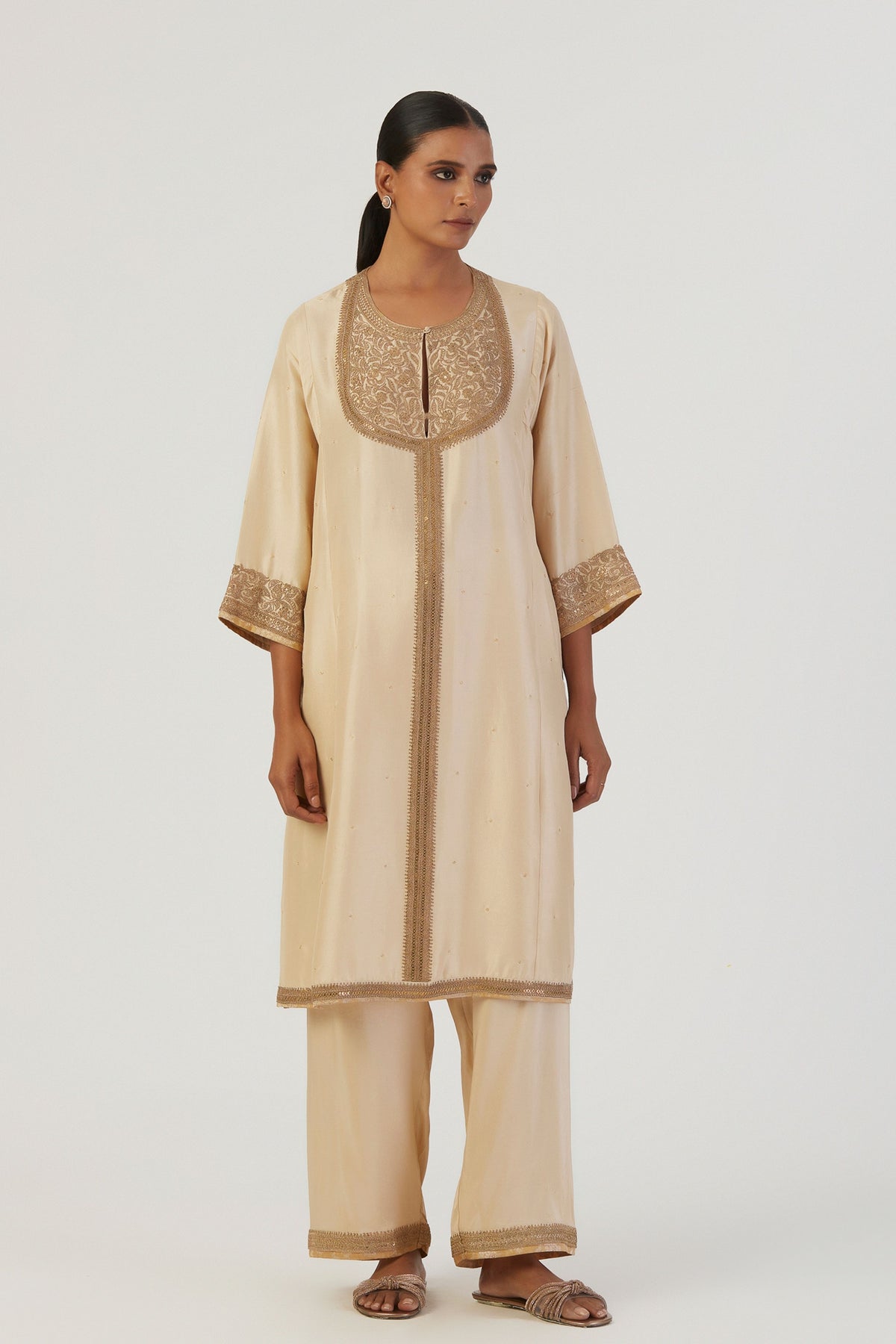 Qala Silk Kurta and Pants