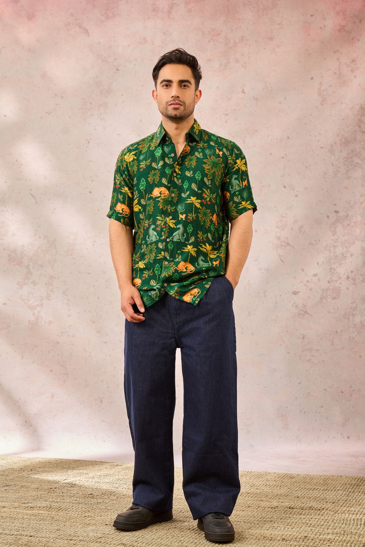 Green Tropical Rhapsody Shirt