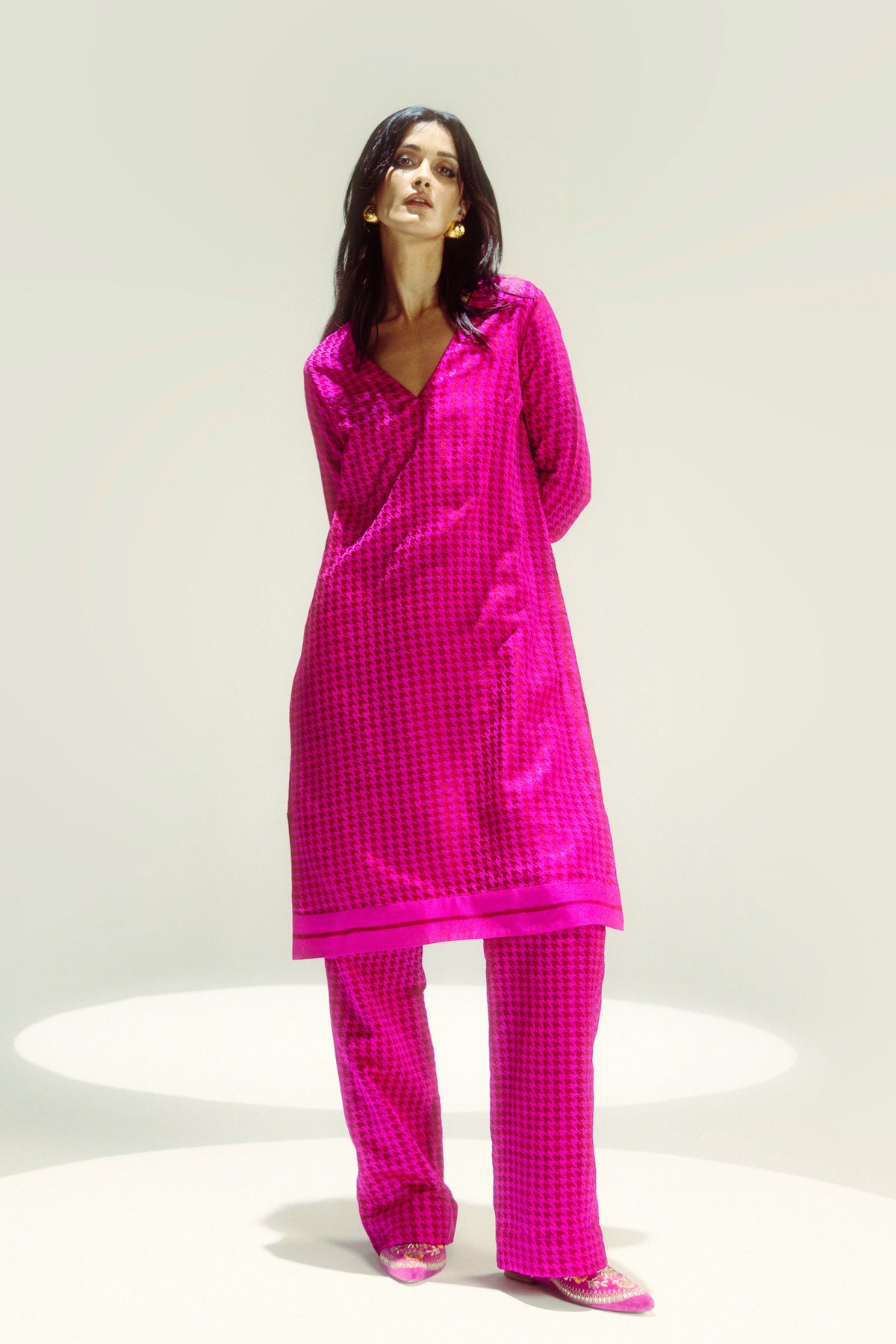 Gerum Pink Kurta Set