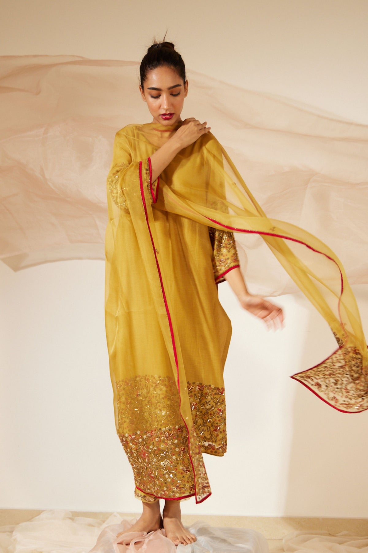 Yellow Gulaal Kurta