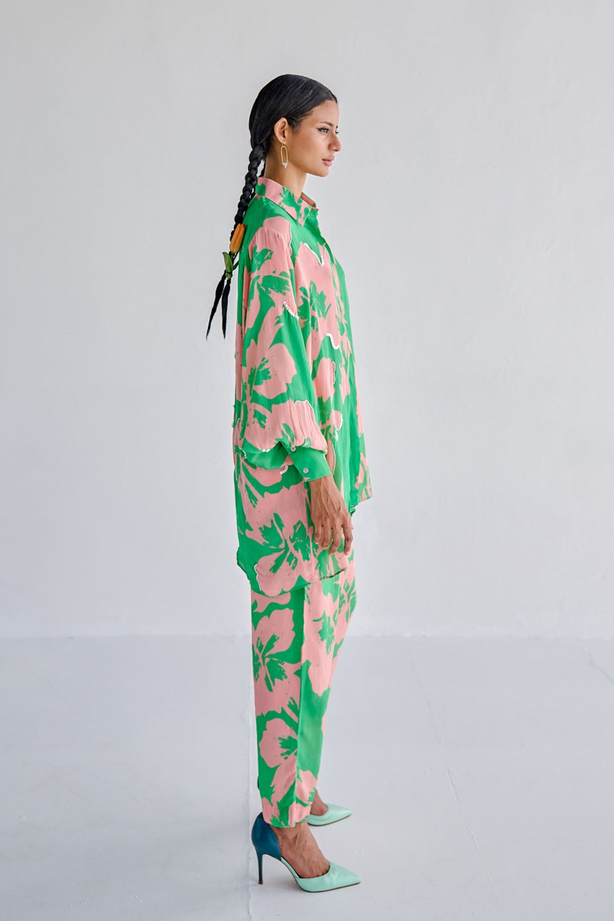 Green Print Co-ord Set