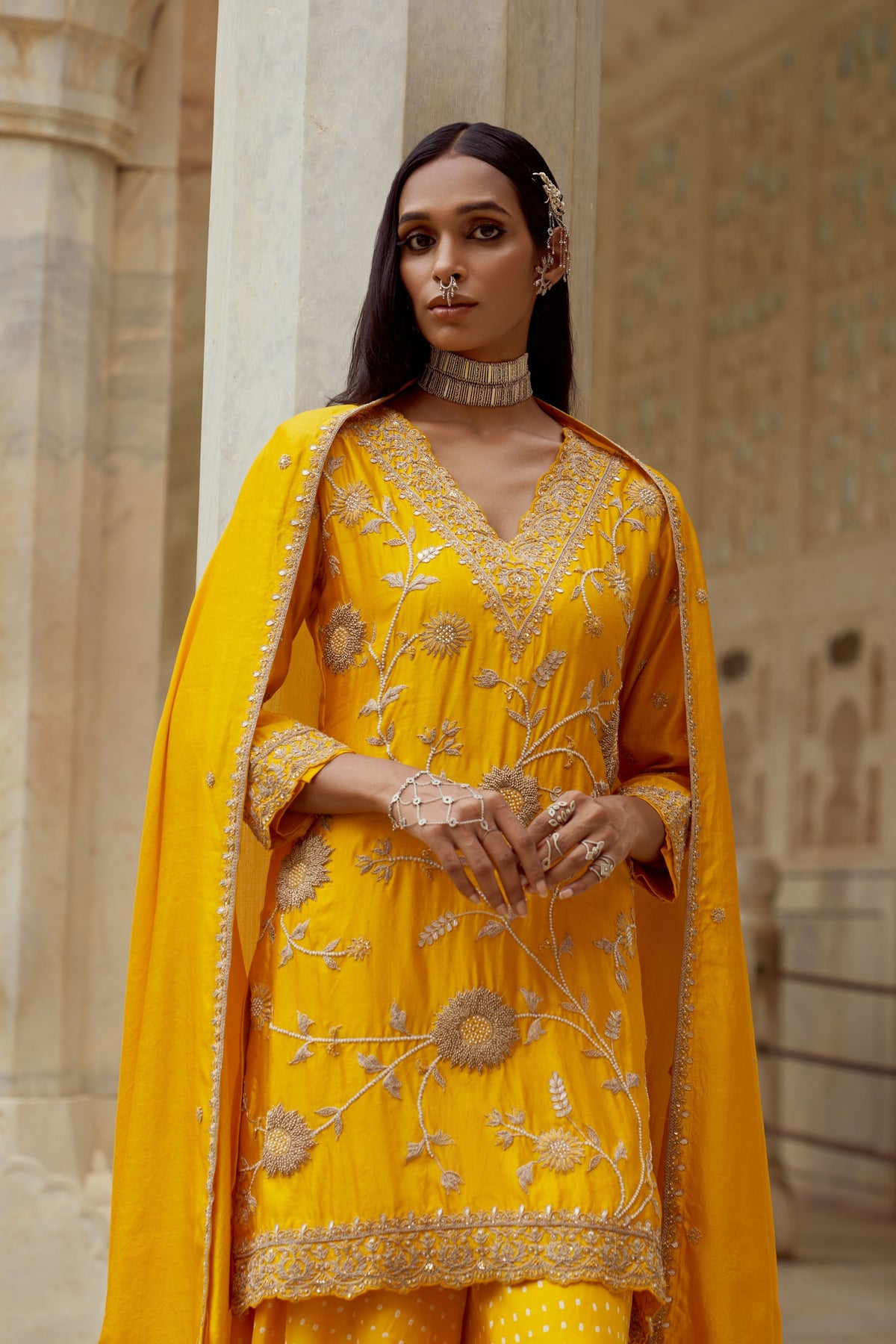 Sunflower Sharara Set