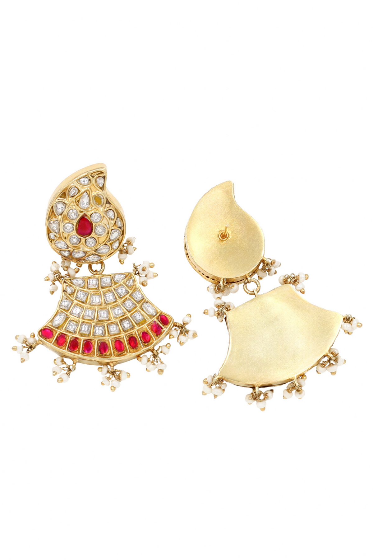 Gilded Grace Kundan Earrings.