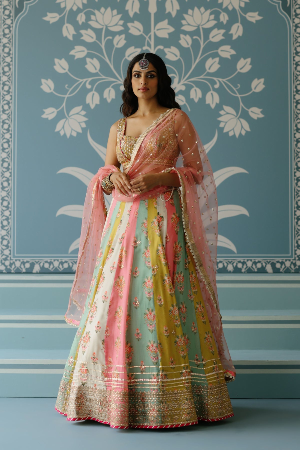 Multicolour Sayali Lehenga Set